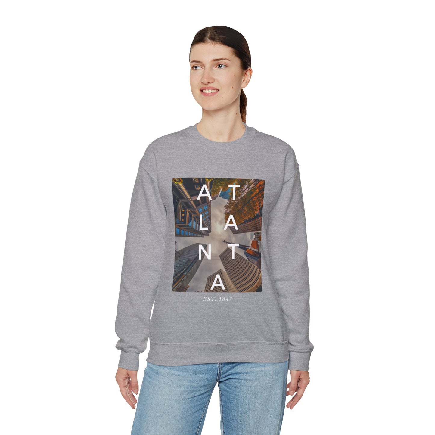 "Atlanta, Est. 1847" Lightweight Crewneck Sweatshirt