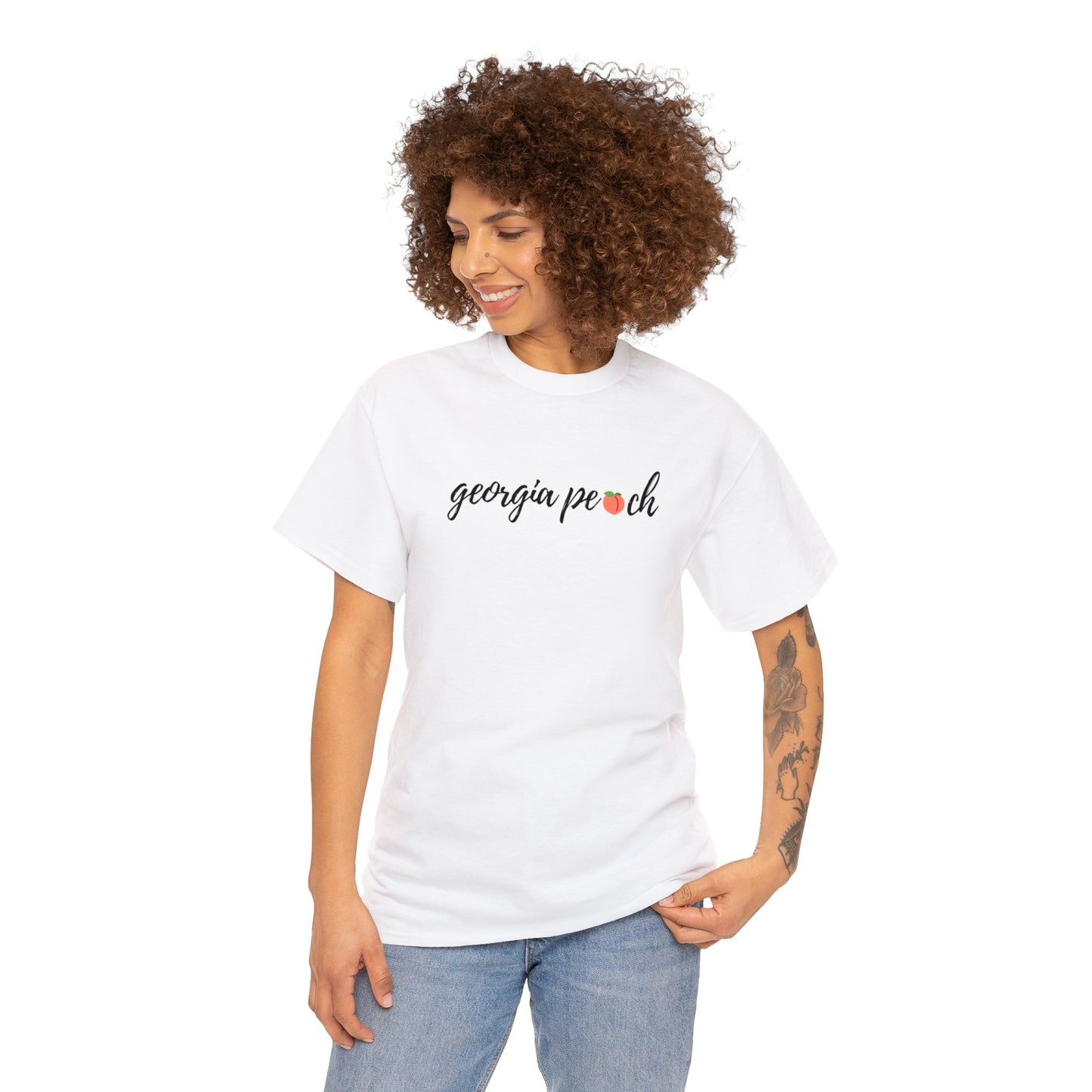 "Georgia Peach" Unisex Heavy Cotton Tee