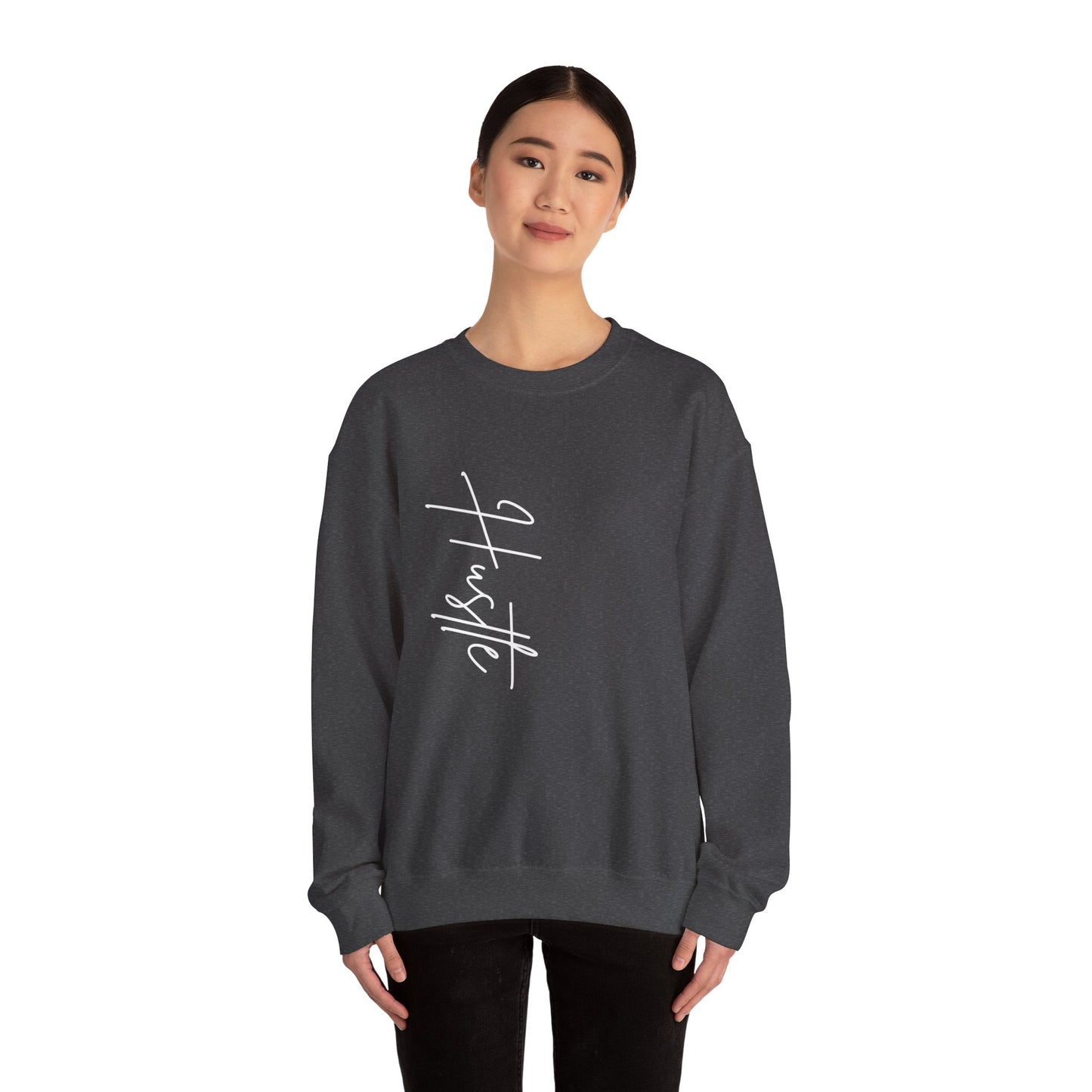 "Hustle" Lightweight Crewneck Sweatshirt