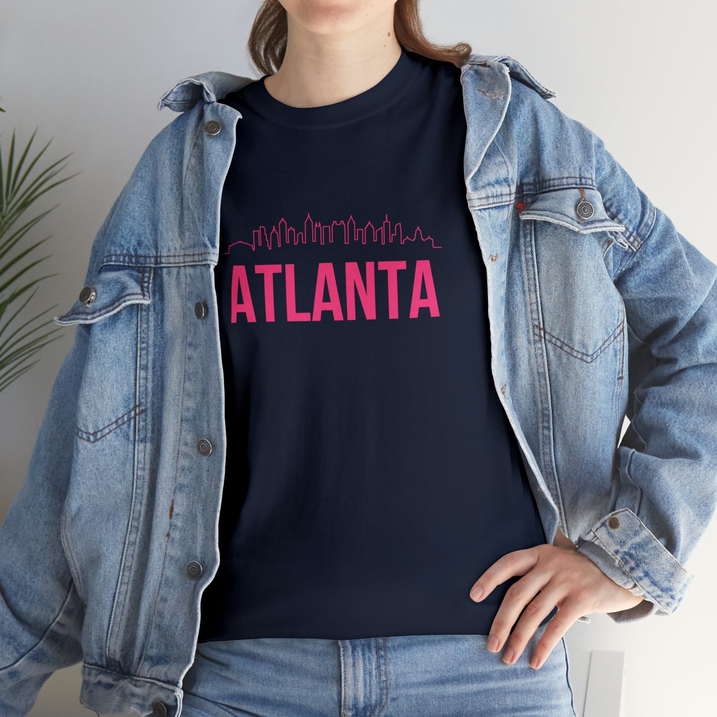 "Atlanta Skyline" Unisex Heavy Cotton Tee