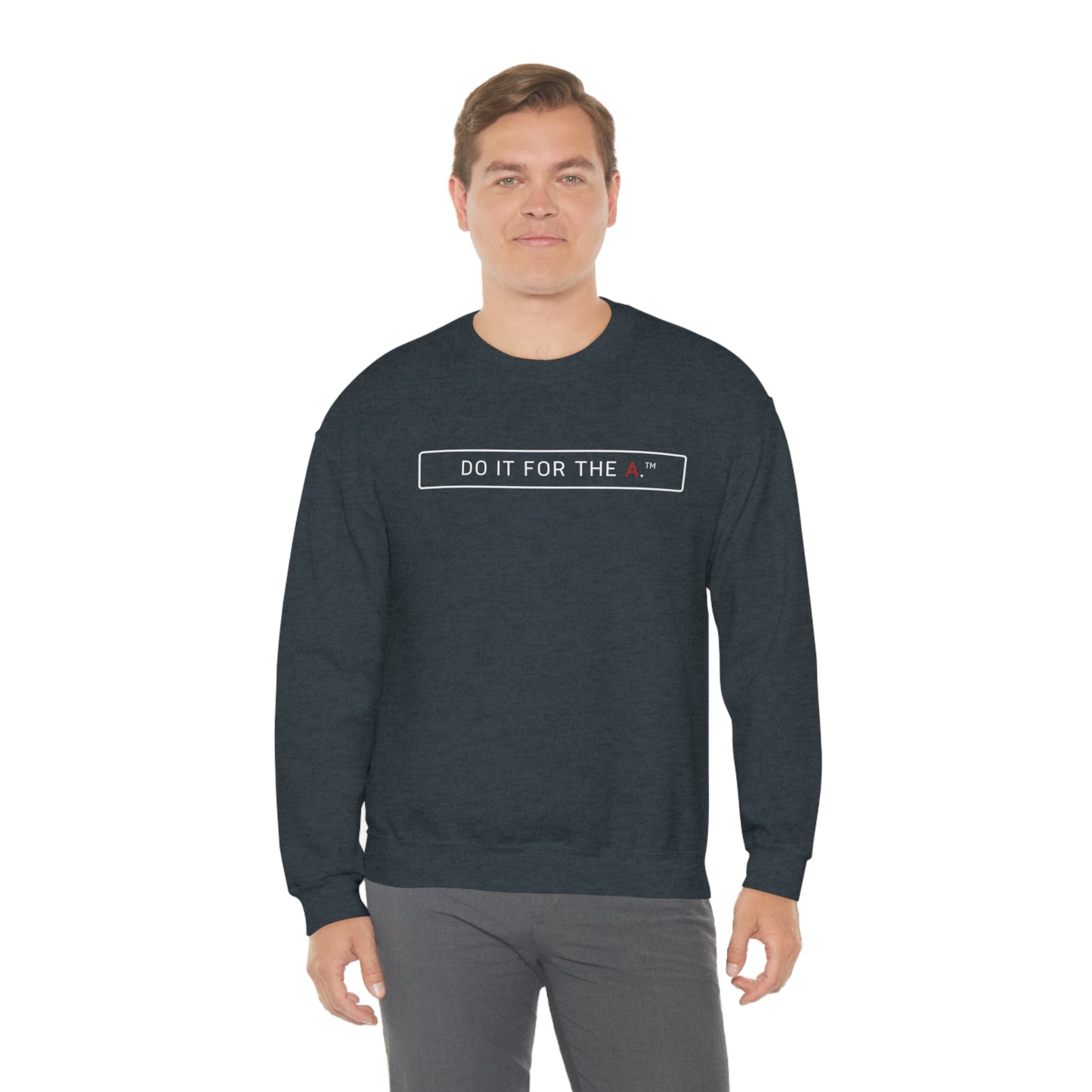 "Do It For the A" Basic Lightweight Crewneck Sweatshirt