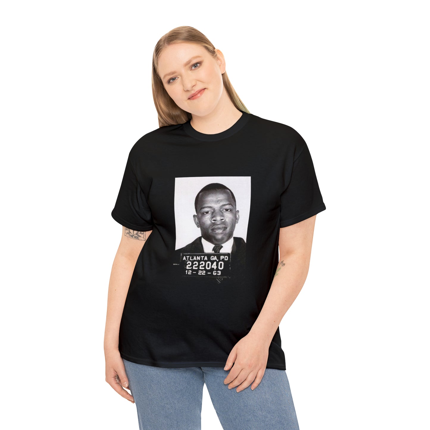 "John Lewis Hero" Unisex Heavy Cotton Tee