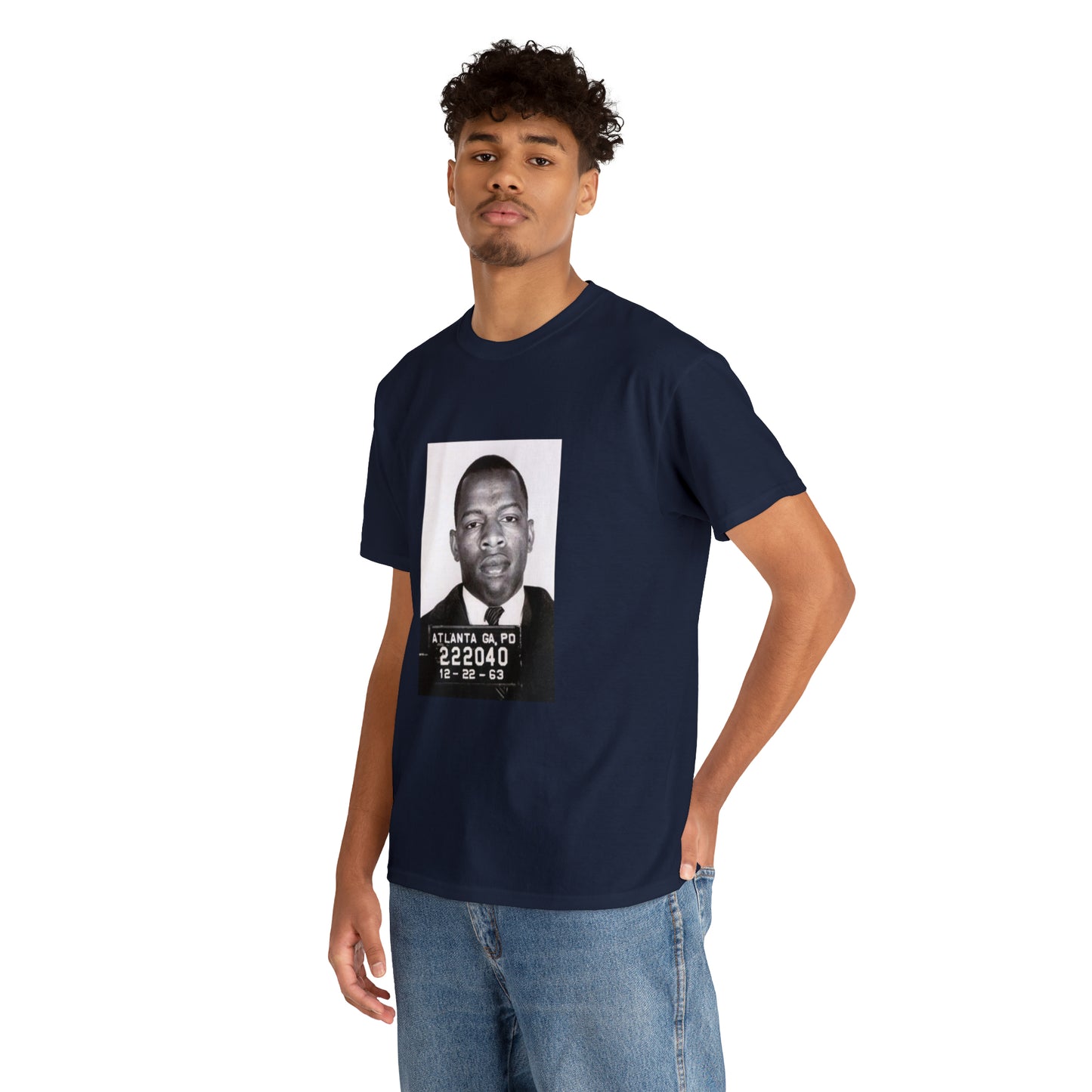 "John Lewis Hero" Unisex Heavy Cotton Tee