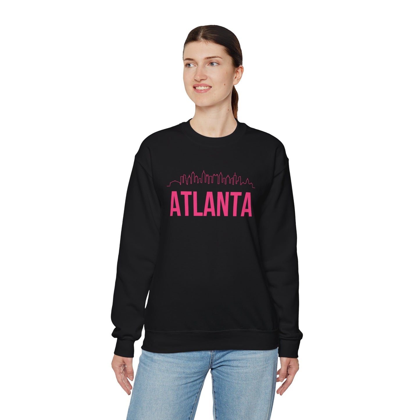 "Atlanta" Skyline Lightweight Crewneck Sweatshirt