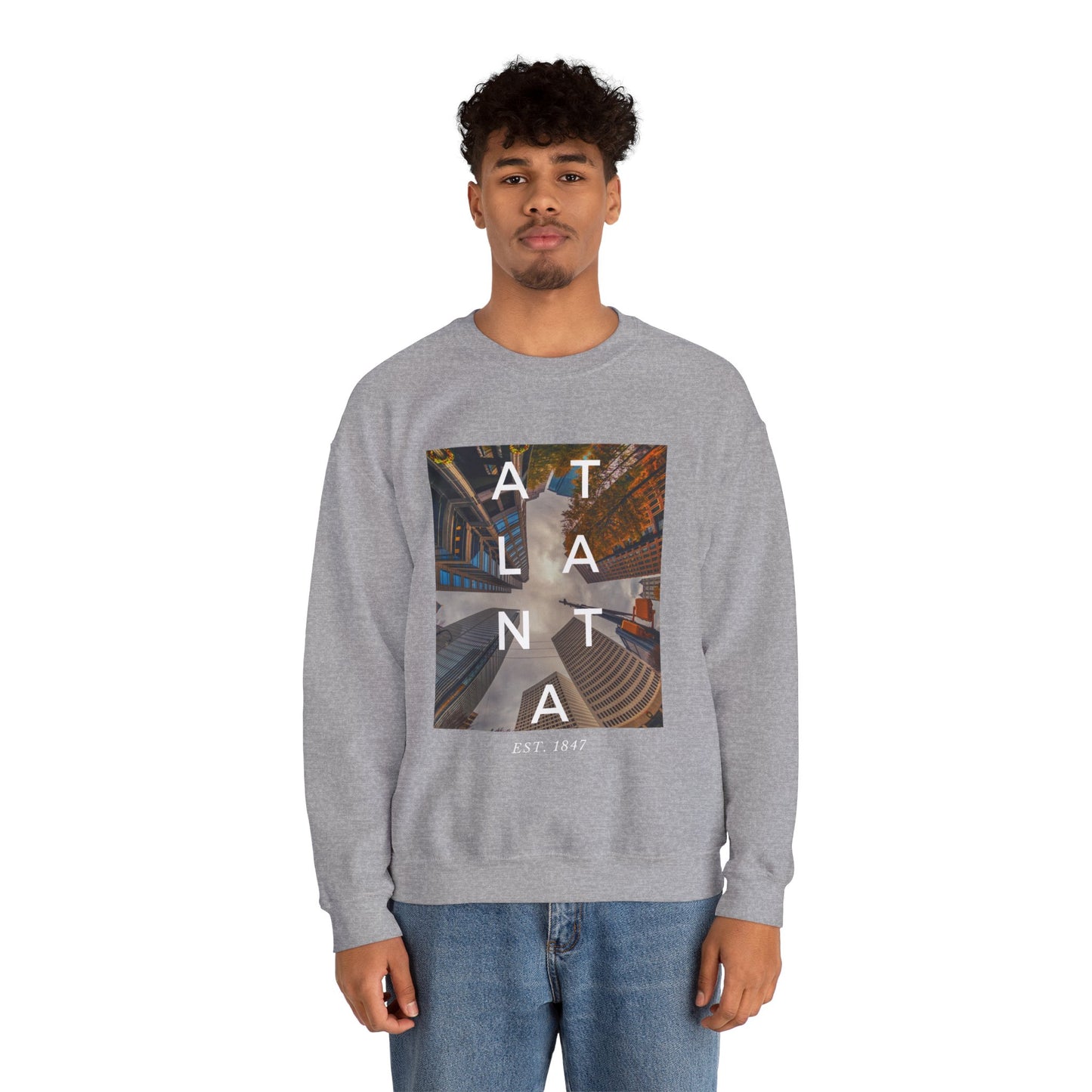 "Atlanta, Est. 1847" Lightweight Crewneck Sweatshirt