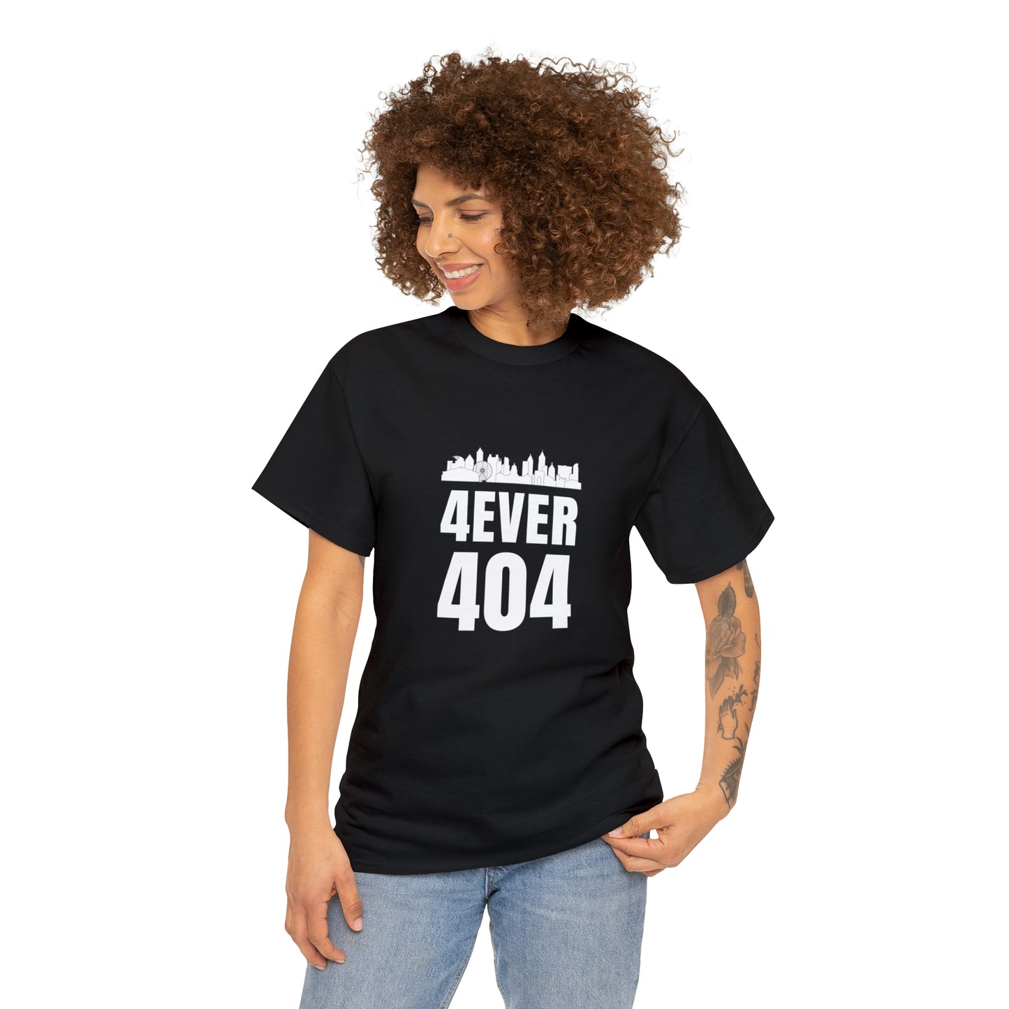 "4ever 404" Unisex Heavy Cotton Tee