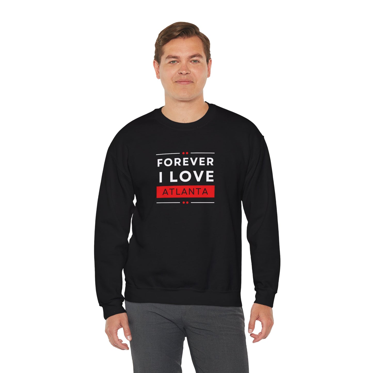 "Forever I Love Atlanta" Lightweight Crewneck Sweatshirt