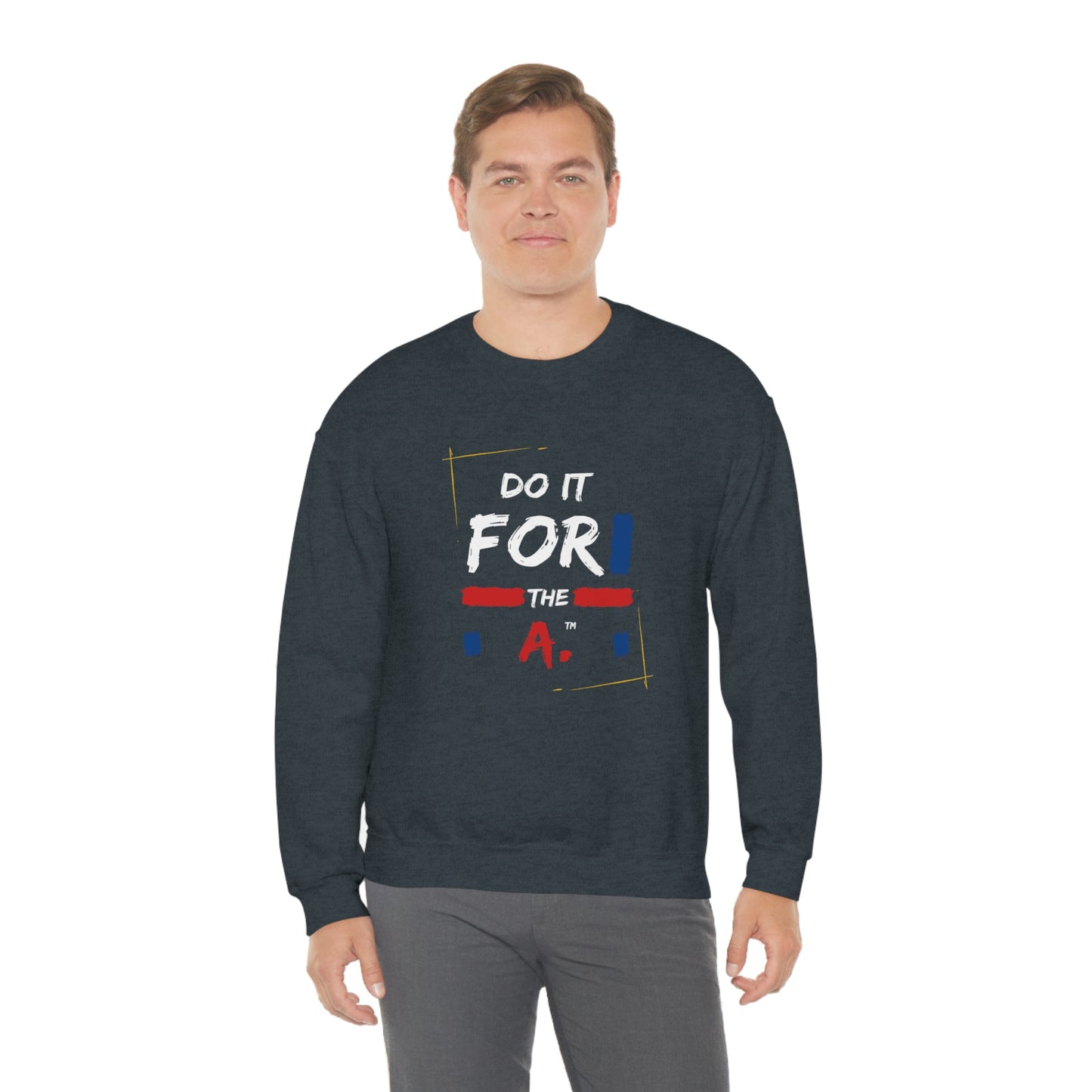 "Do it For the A" Graphic Lightweight Crewneck Sweatshirt