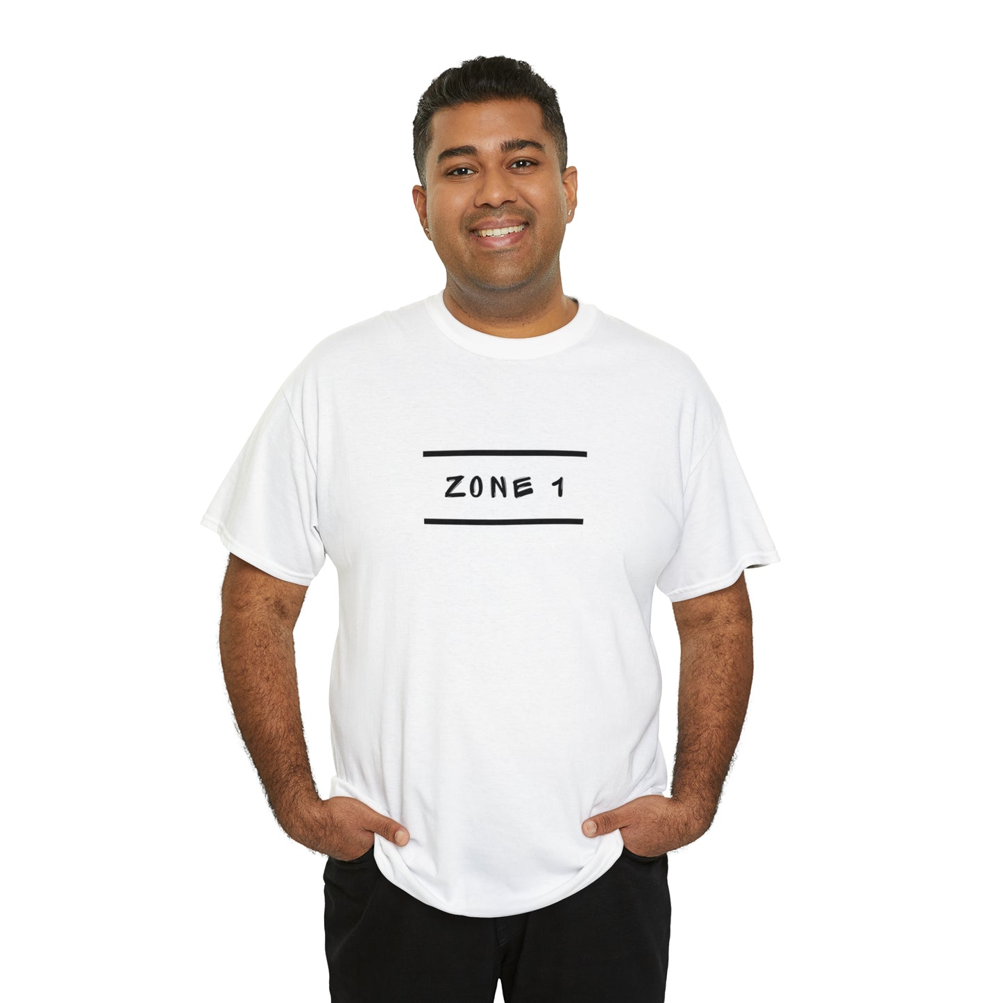 "Zone 1" Unisex Heavy Cotton Tee