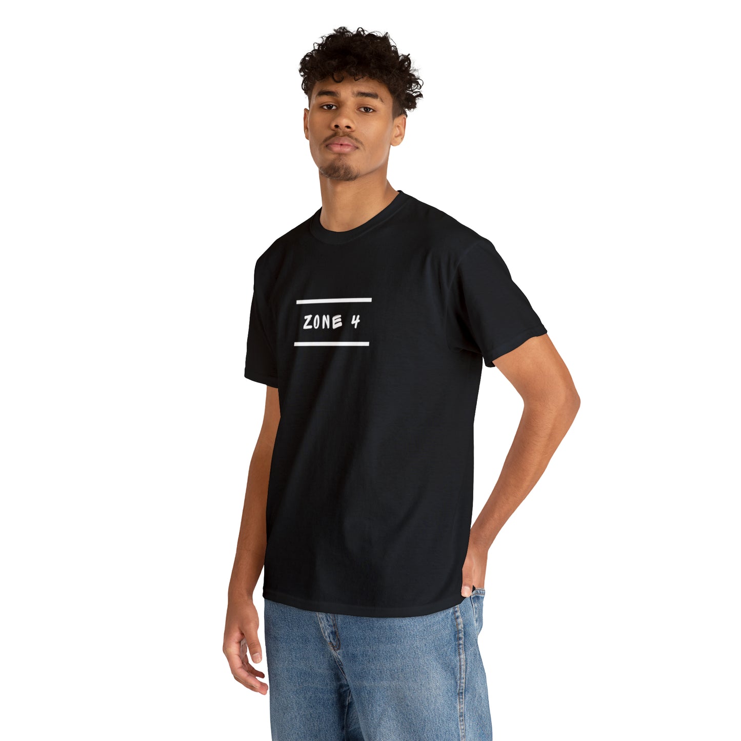 "Zone 4" Unisex Heavy Cotton Tee