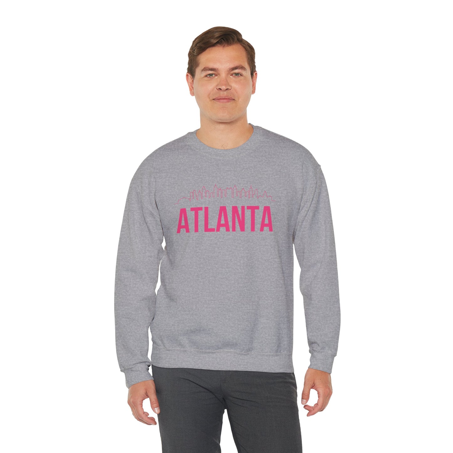 "Atlanta" Skyline Lightweight Crewneck Sweatshirt