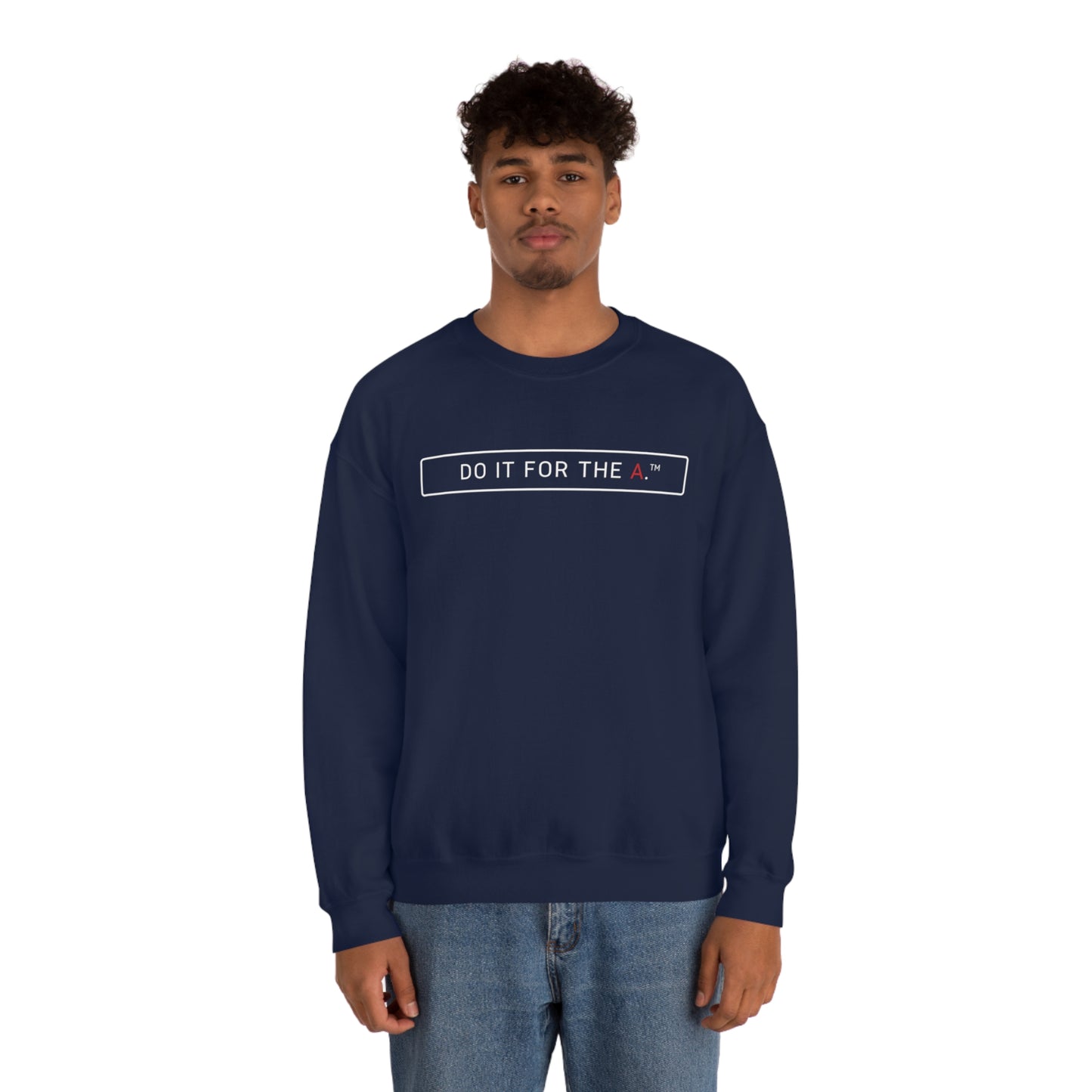 "Do It For the A" Basic Lightweight Crewneck Sweatshirt