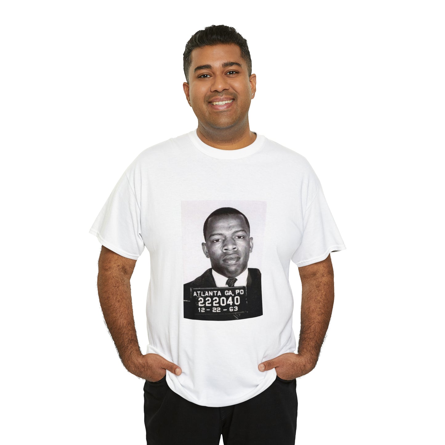 "John Lewis Hero" Unisex Heavy Cotton Tee