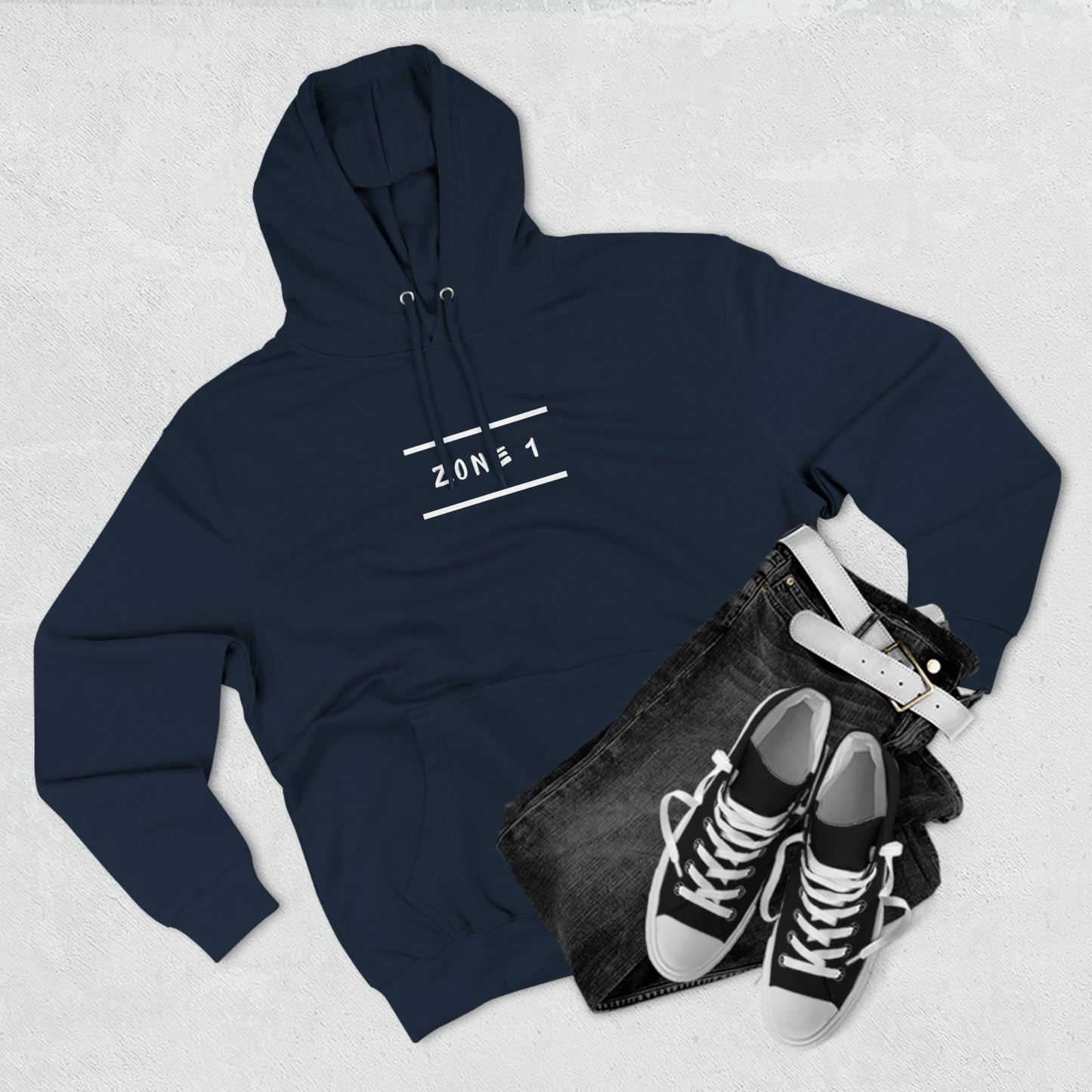 "Zone 1" Unisex Premium Pullover Hoodie