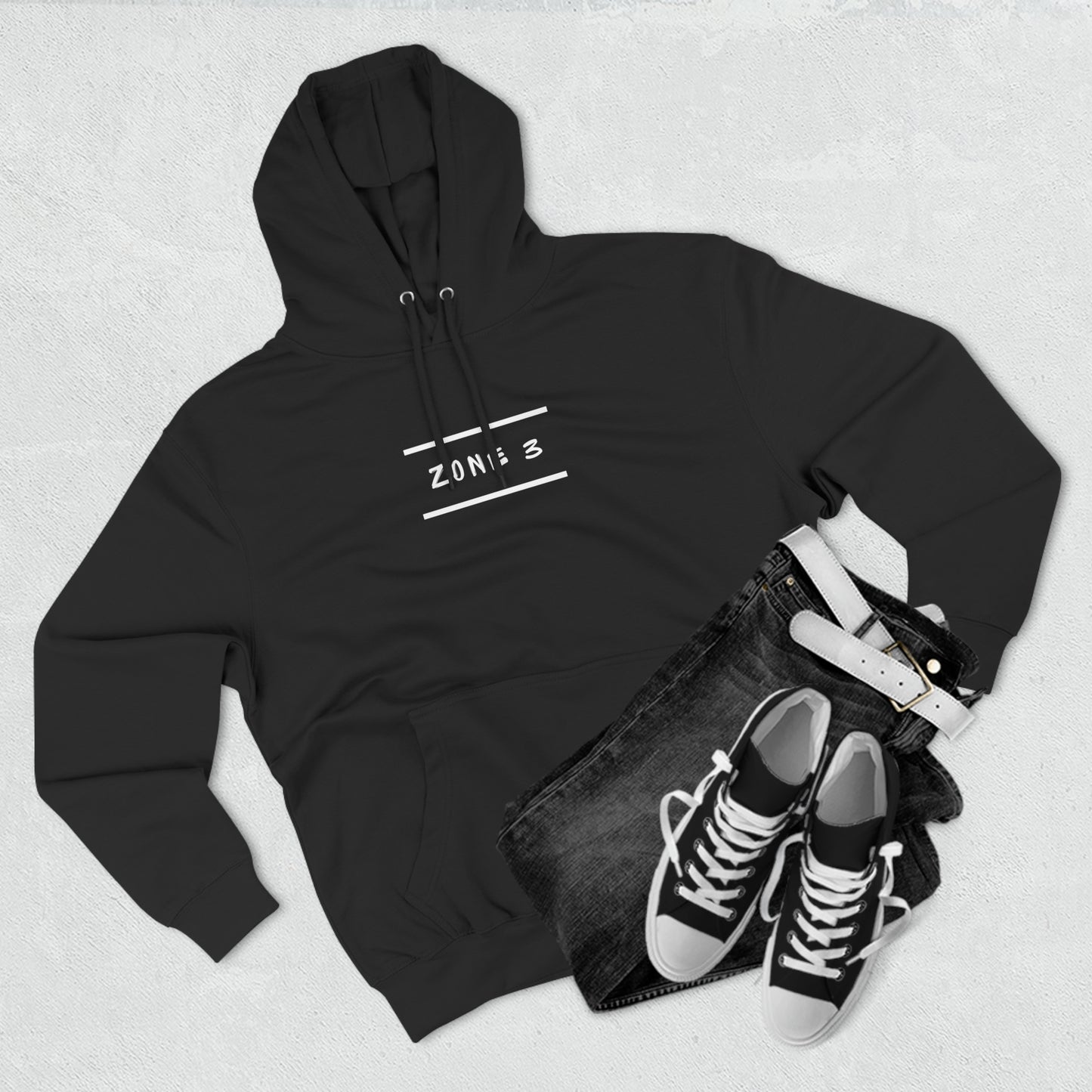 "Zone 3" Unisex Premium Pullover Hoodie