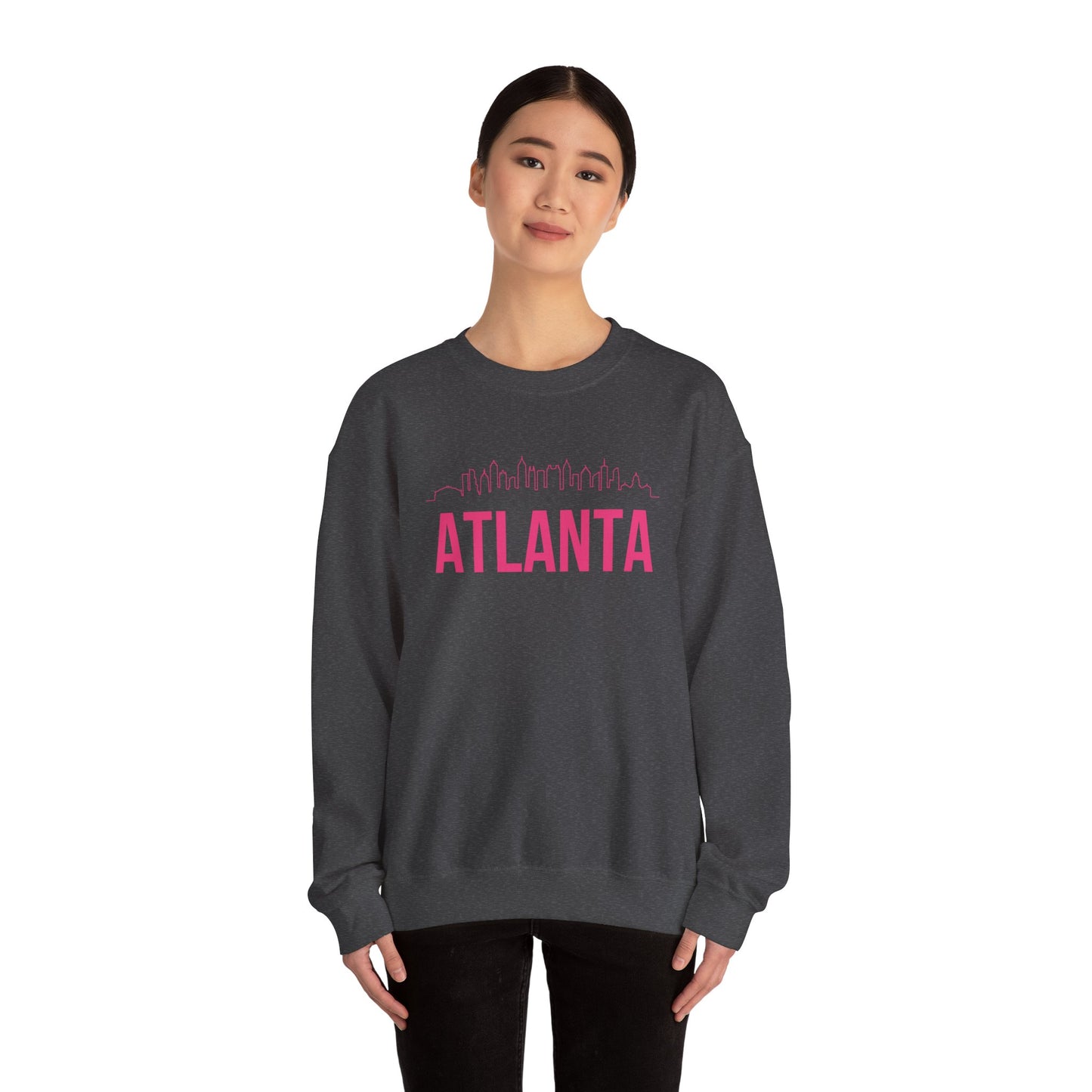 "Atlanta" Skyline Lightweight Crewneck Sweatshirt