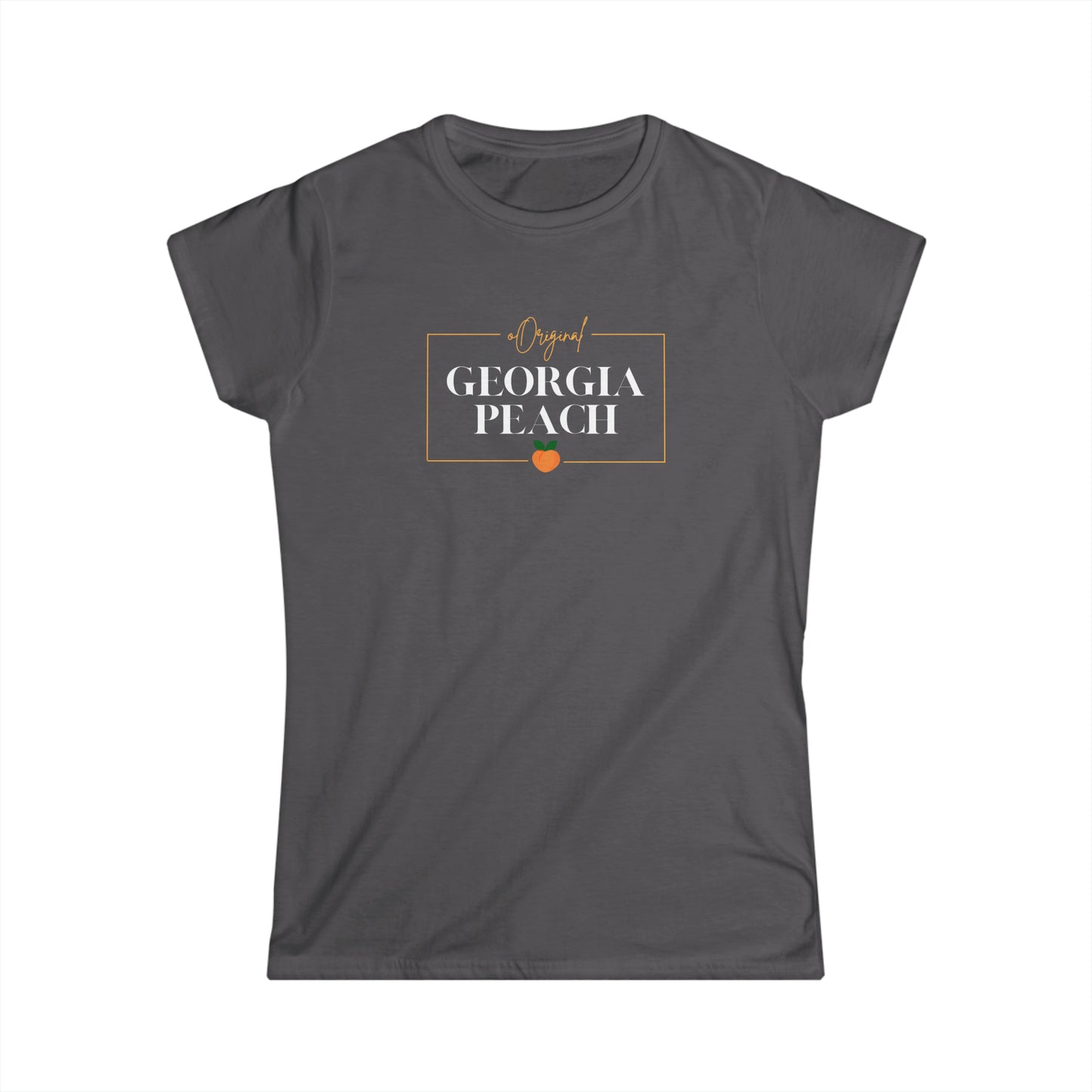 "Original Georgia Peach" Women's Scoop Neck Short Sleeve Tee