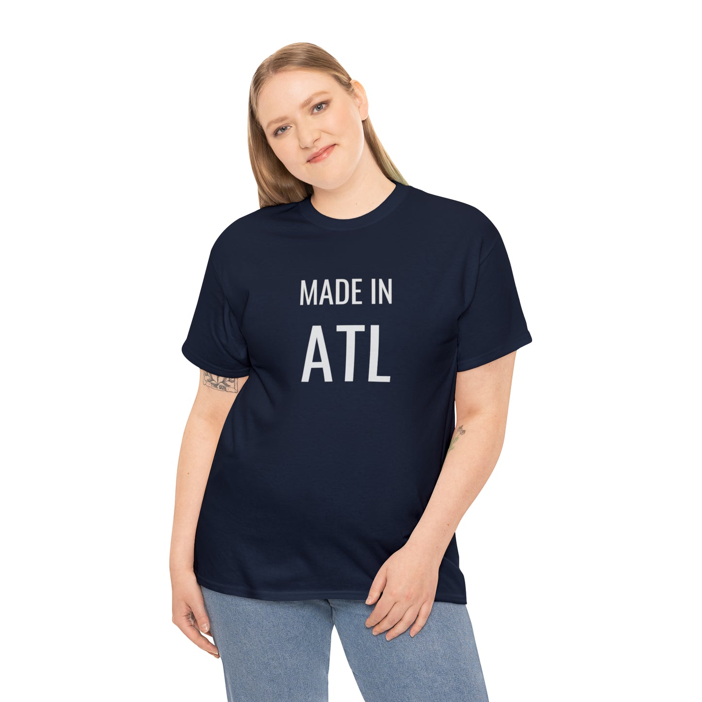 "Made in ATL" Unisex Heavy Cotton Tee