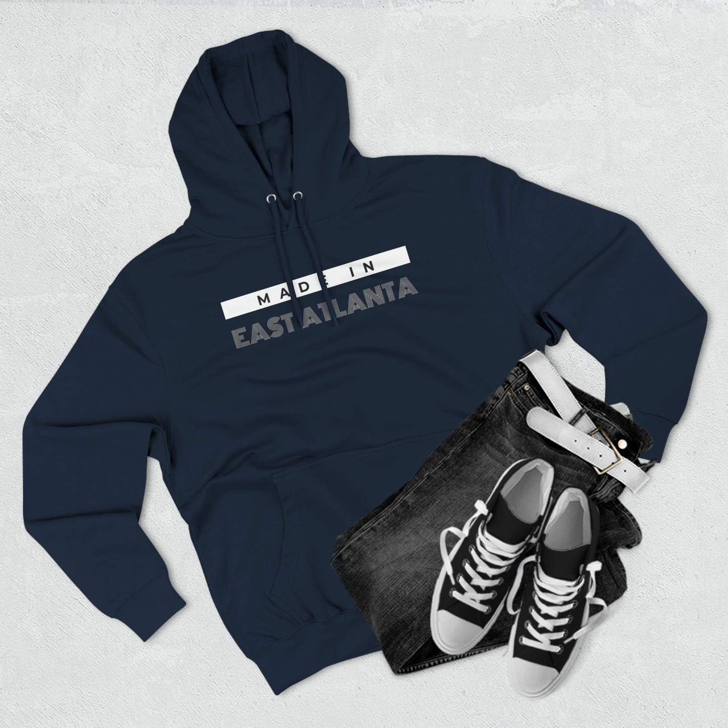 "Made in East Atlanta" Unisex Premium Pullover Hoodie