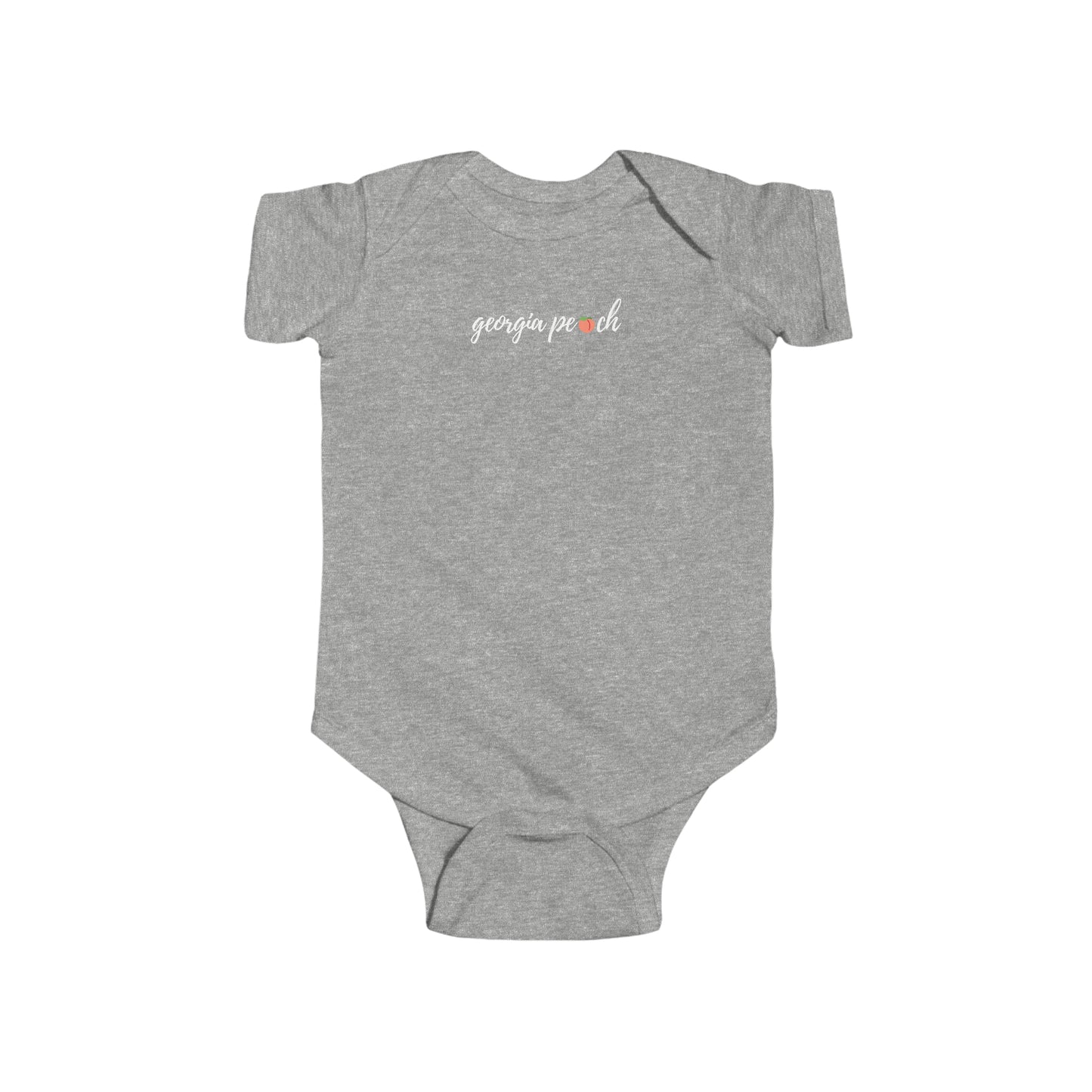 "Georgia Peach" Infant Fine Jersey Bodysuit