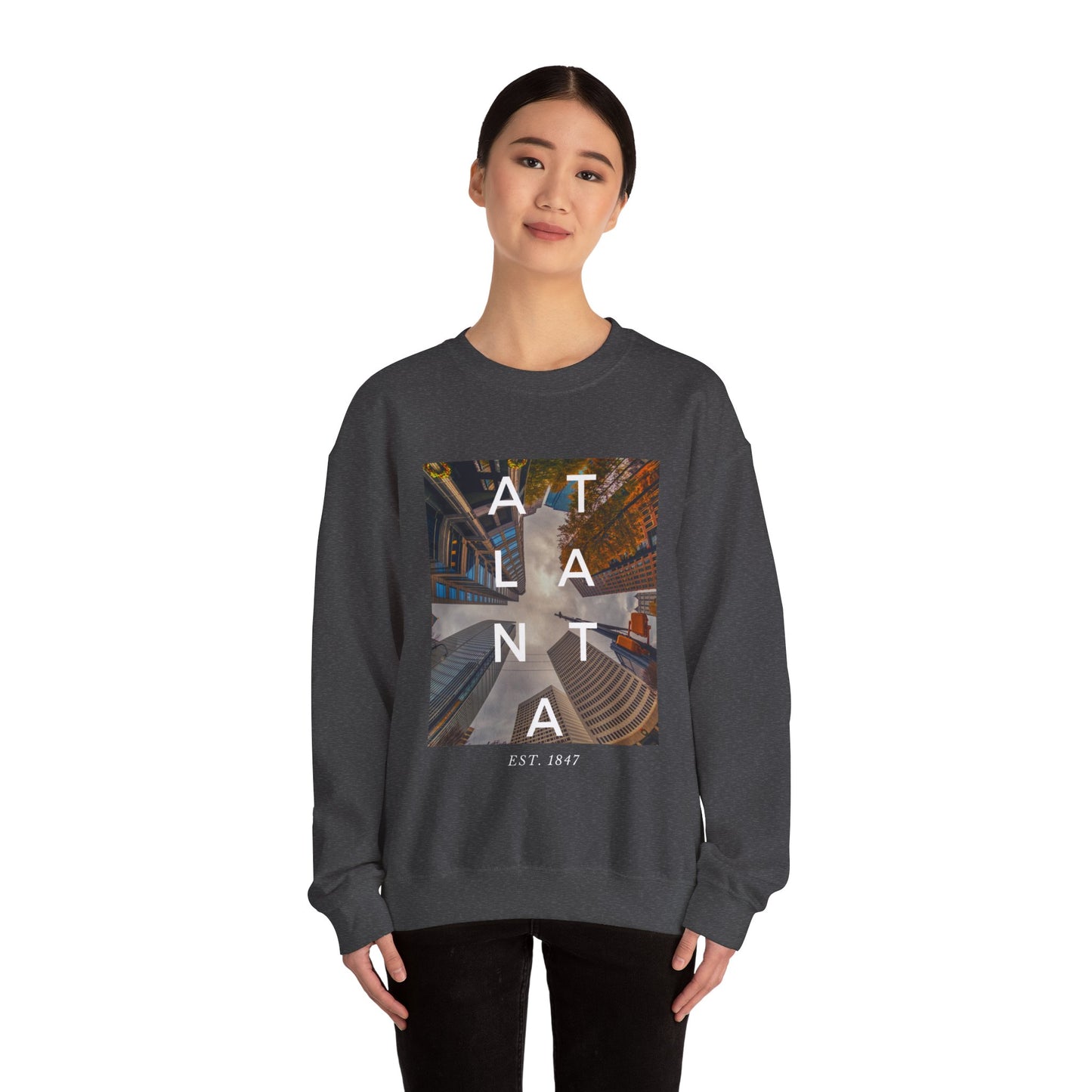 "Atlanta, Est. 1847" Lightweight Crewneck Sweatshirt