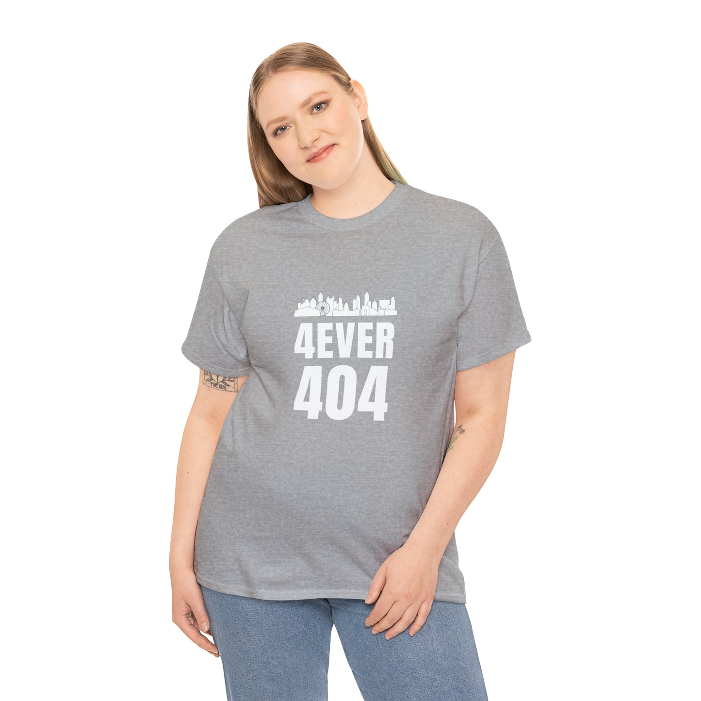 "4ever 404" Unisex Heavy Cotton Tee