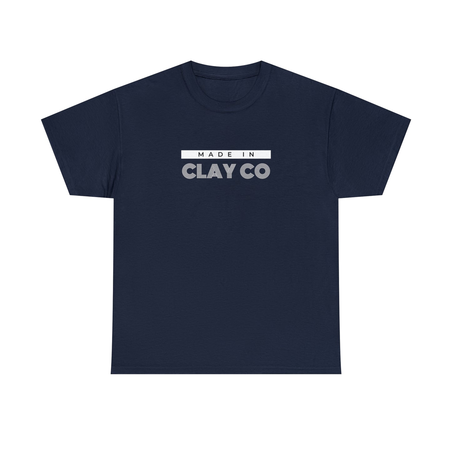 "Made in Clay Co" Trendsetter Unisex Heavy Cotton Tee