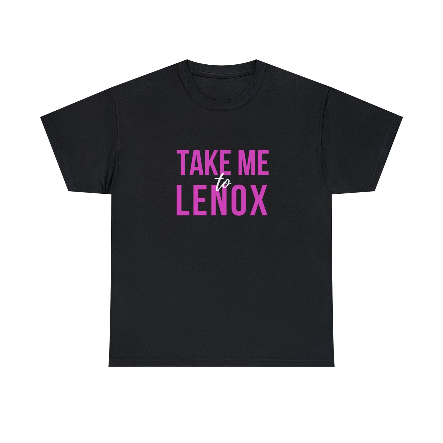 "Take Me to Lenox" Unisex Heavy Cotton Tee