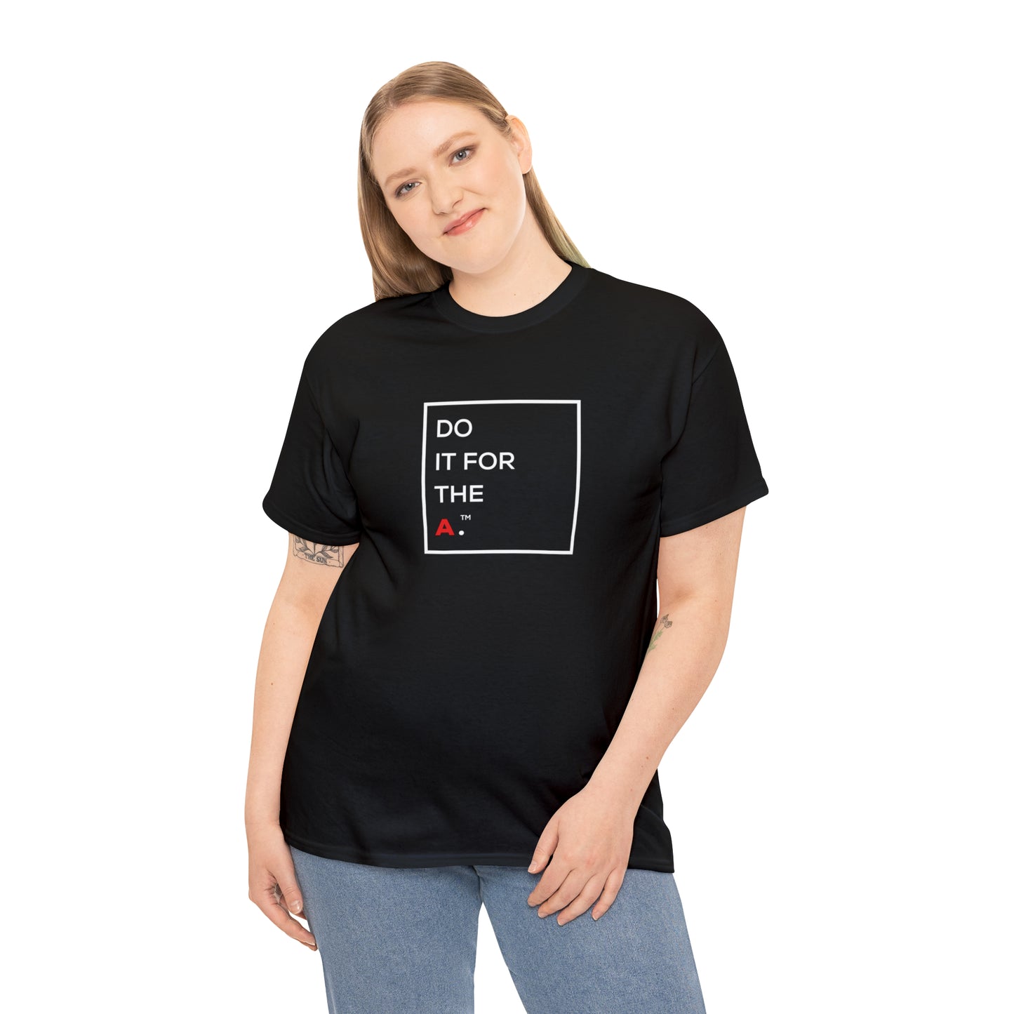 "Do it For the A" Square Unisex Heavy Cotton Tee