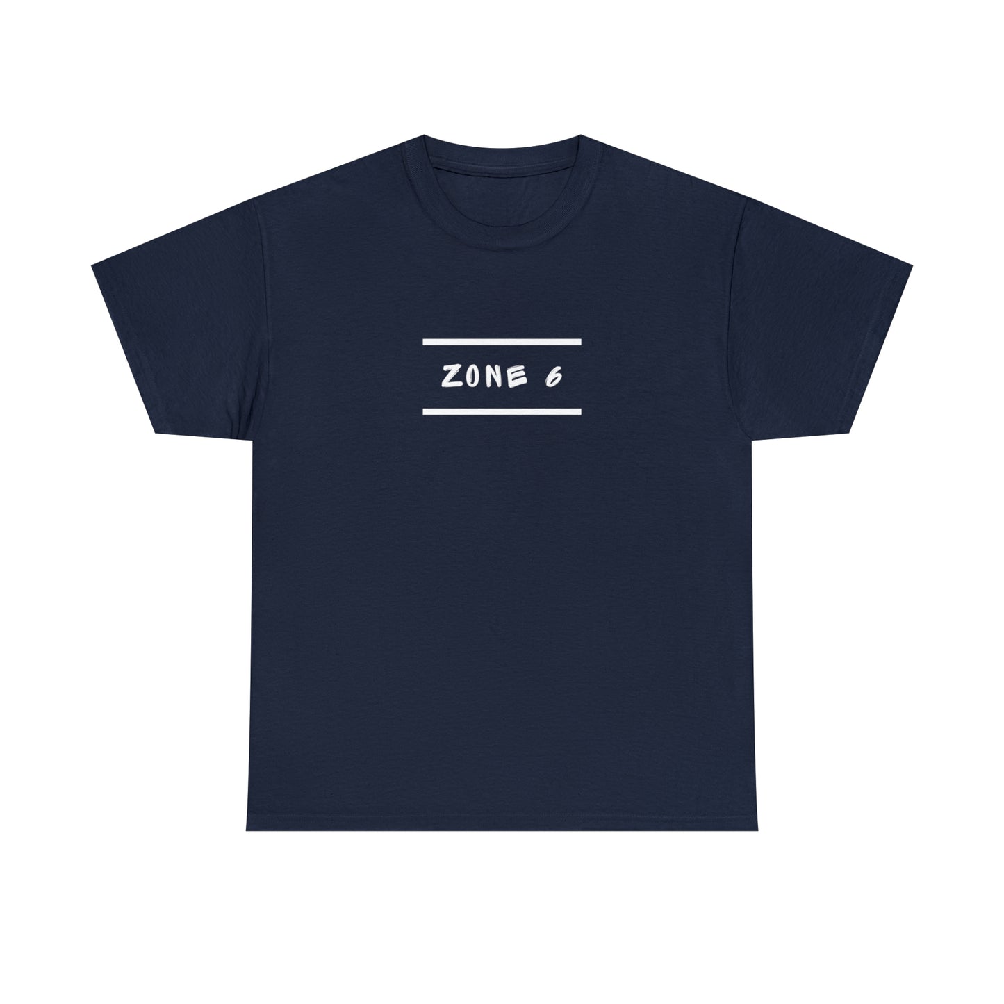 "Zone 6" Unisex Heavy Cotton Tee