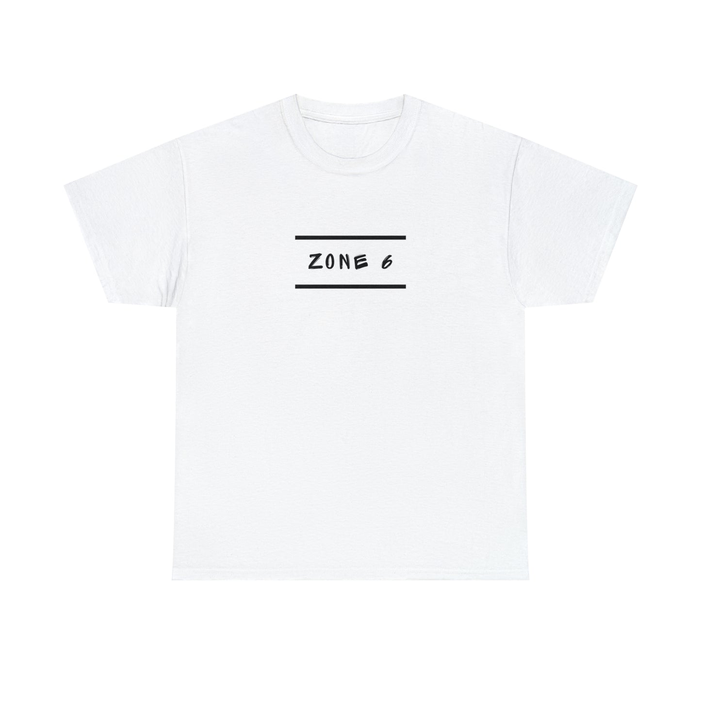 "Zone 6" Unisex Heavy Cotton Tee