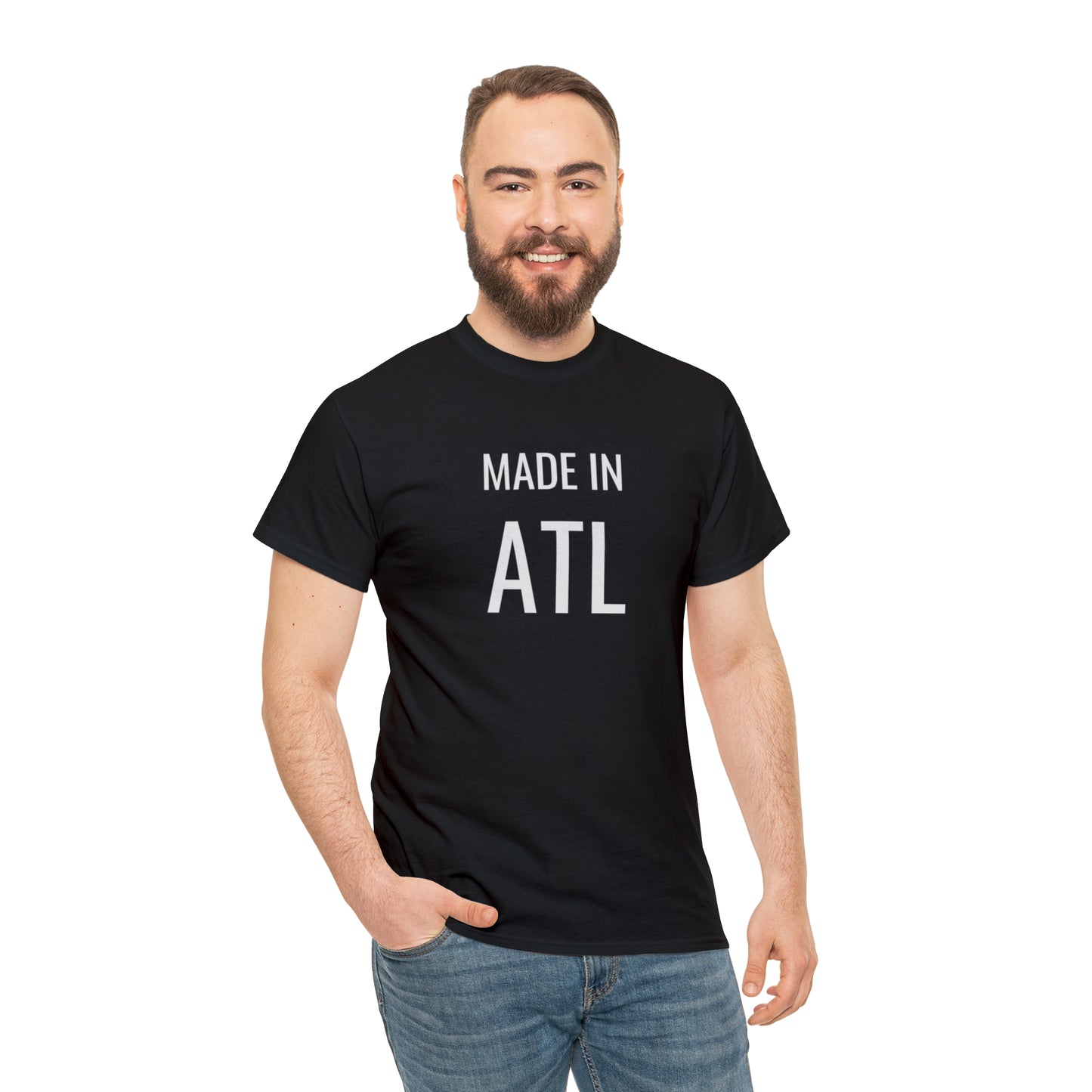 "Made in ATL" Unisex Heavy Cotton Tee