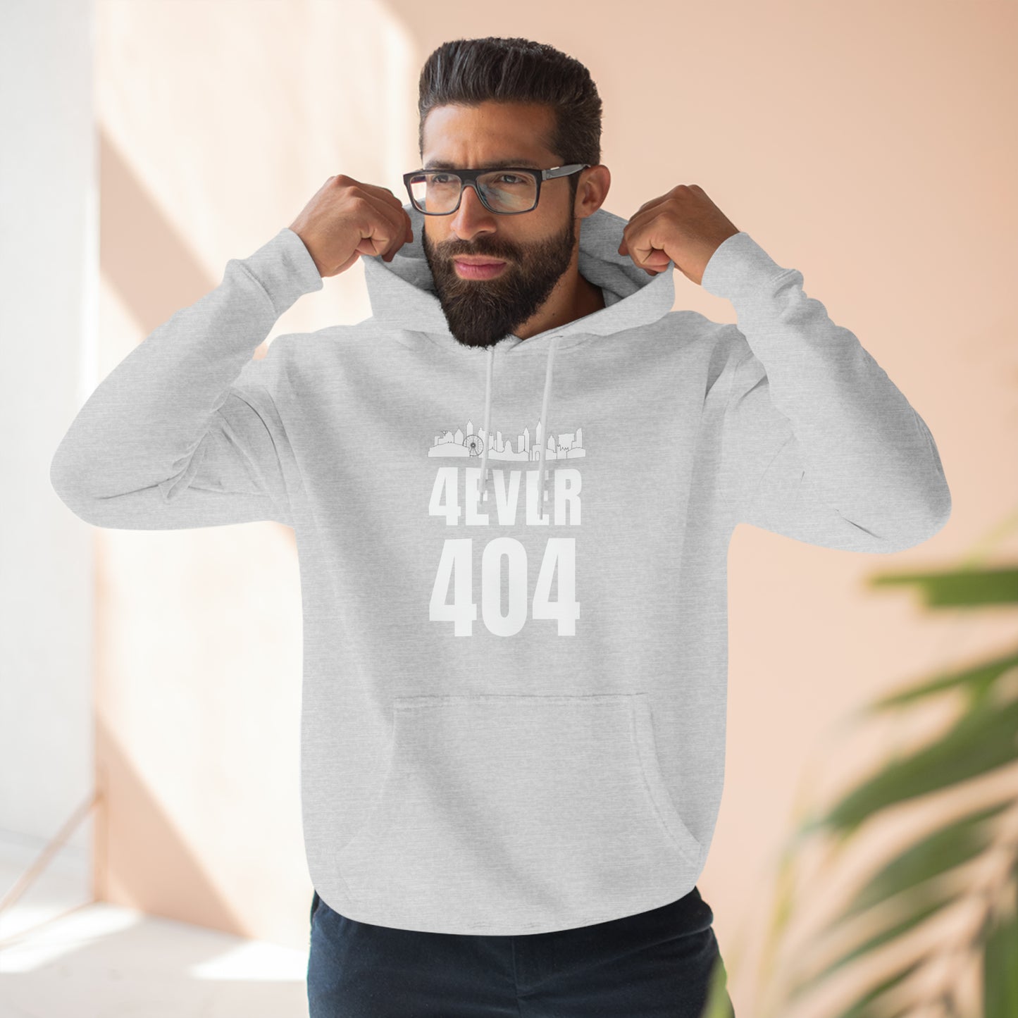 "4ever 404" Stamp Unisex Premium Pullover Hoodie