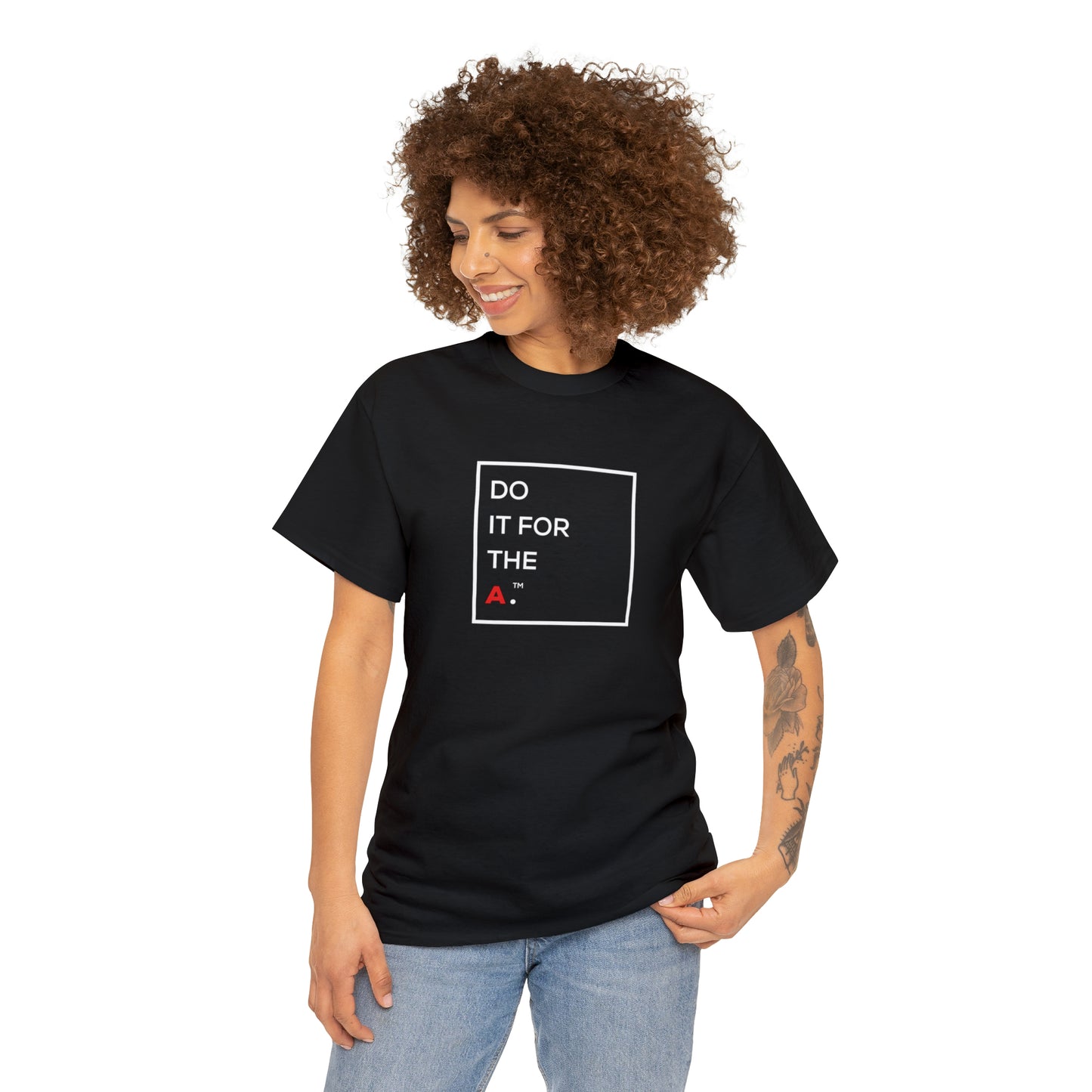 "Do it For the A" Square Unisex Heavy Cotton Tee