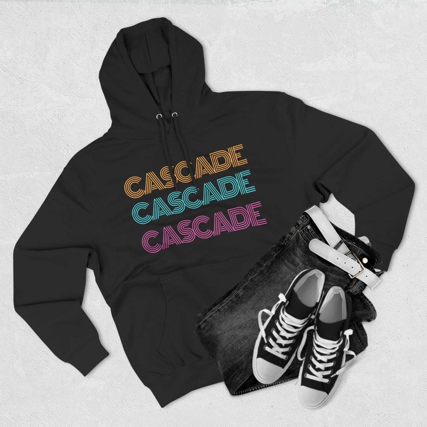 "Cascade" Unisex Premium Pullover Hoodie