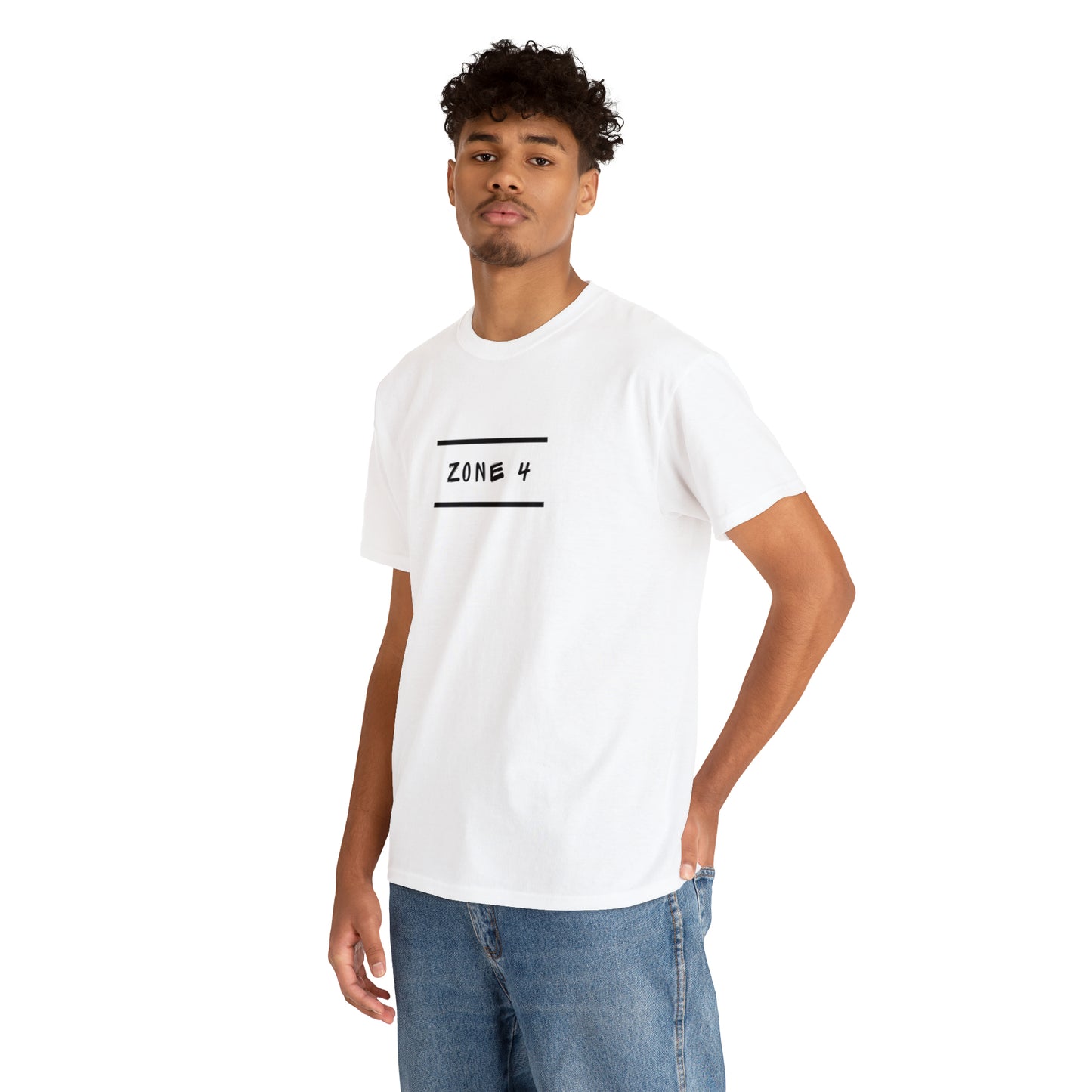 "Zone 4" Unisex Heavy Cotton Tee