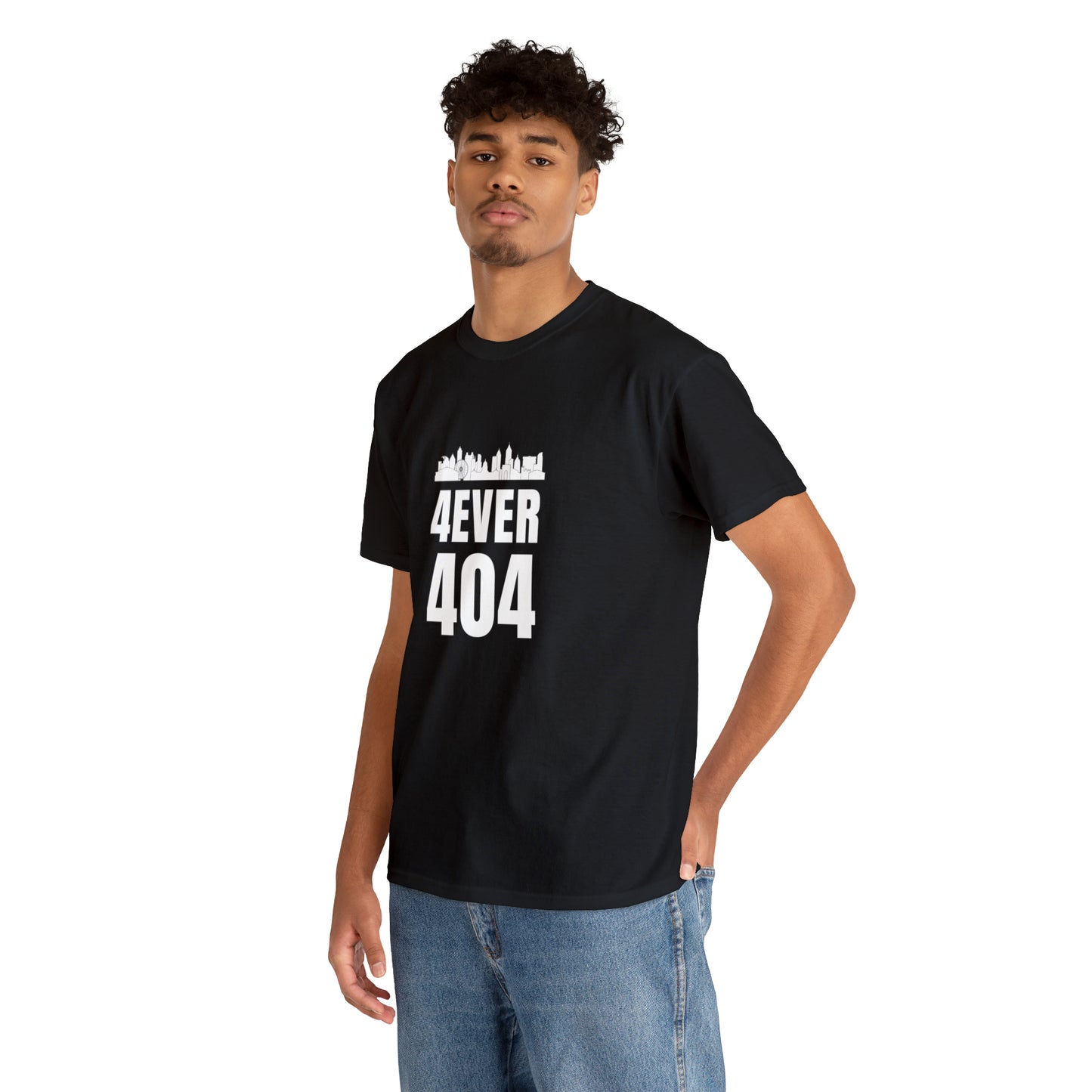 "4ever 404" Unisex Heavy Cotton Tee