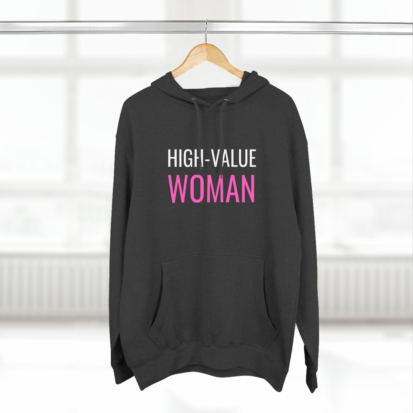 "High Value Woman" Unisex Premium Pullover Hoodie