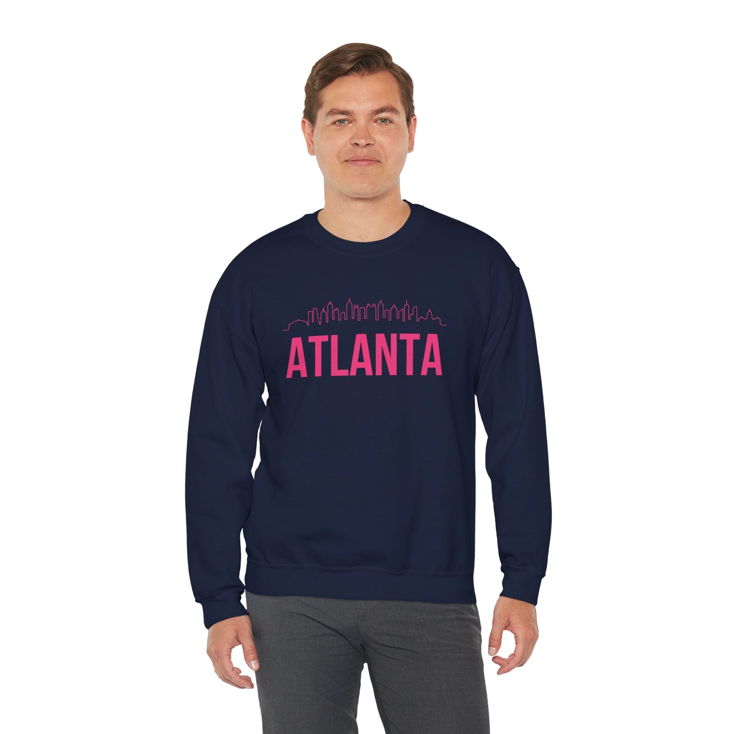 "Atlanta" Skyline Lightweight Crewneck Sweatshirt