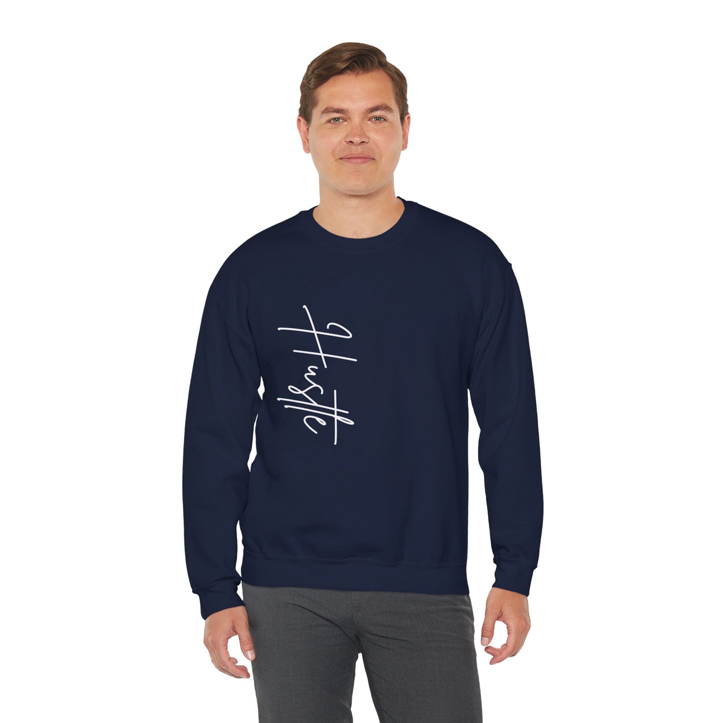 "Hustle" Lightweight Crewneck Sweatshirt