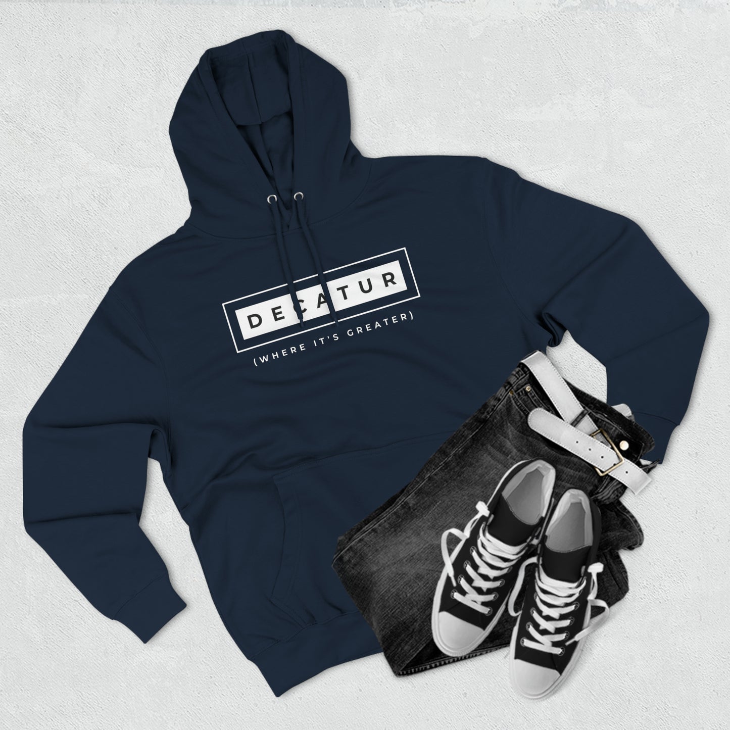 "Decatur Where It's Greater" Unisex Premium Pullover Hoodie