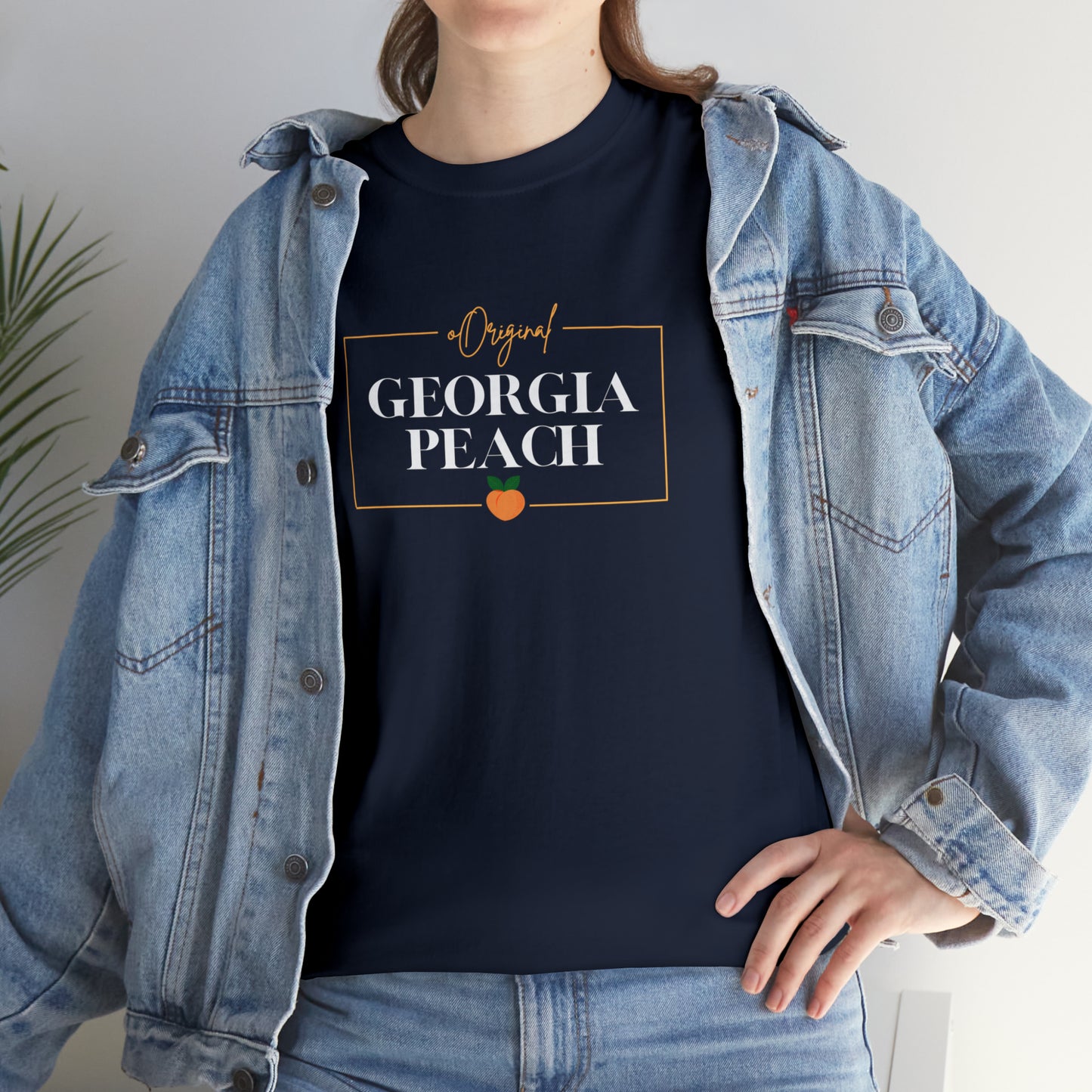 "Original Georgia Peach" Unisex Heavy Cotton Tee