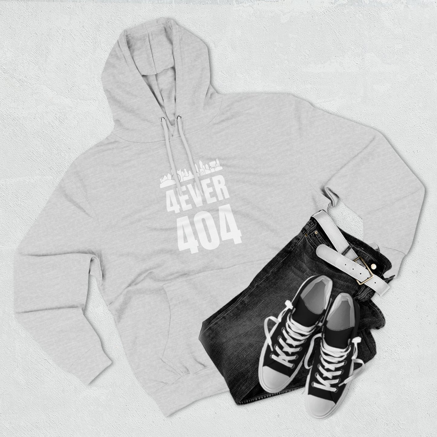 "4ever 404" Stamp Unisex Premium Pullover Hoodie