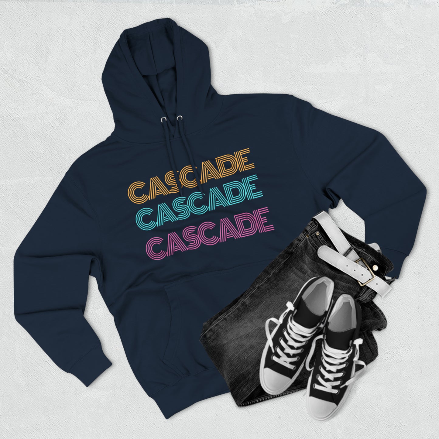 "Cascade" Unisex Premium Pullover Hoodie