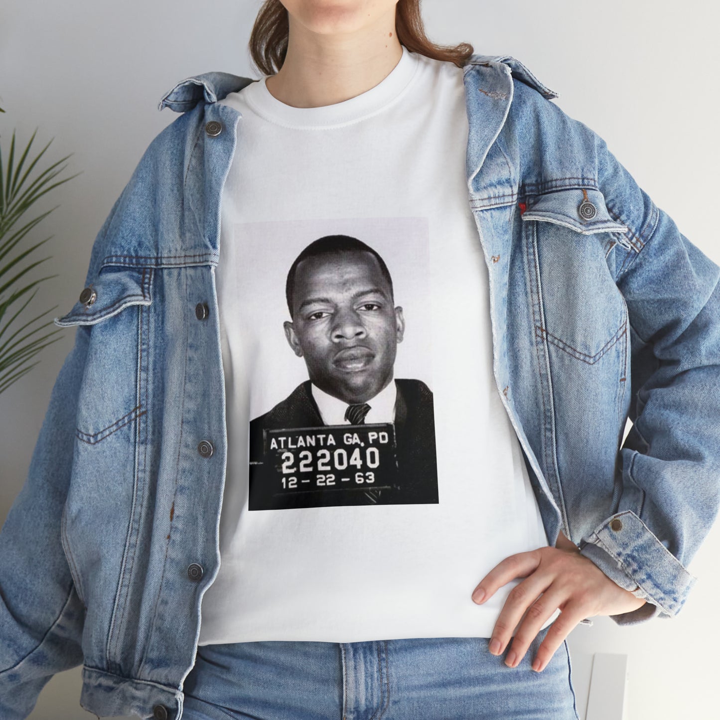 "John Lewis Hero" Unisex Heavy Cotton Tee