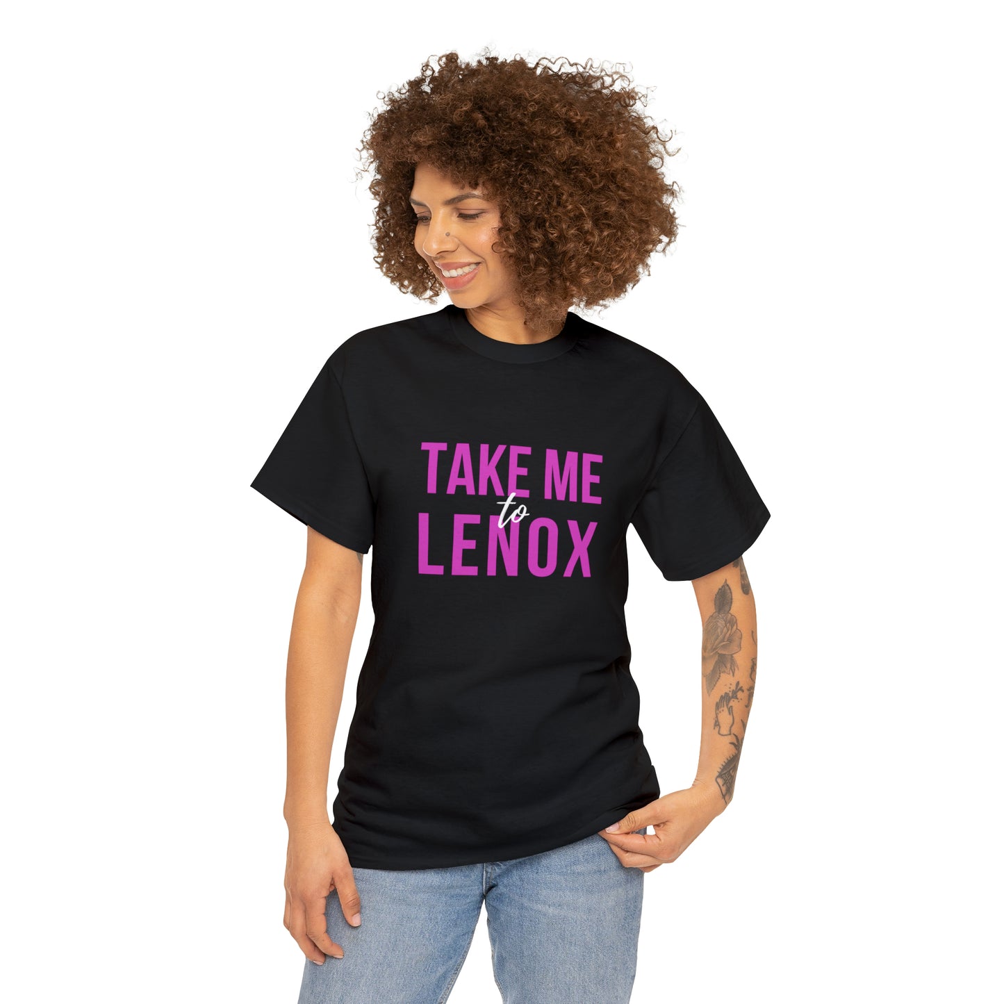 "Take Me to Lenox" Unisex Heavy Cotton Tee