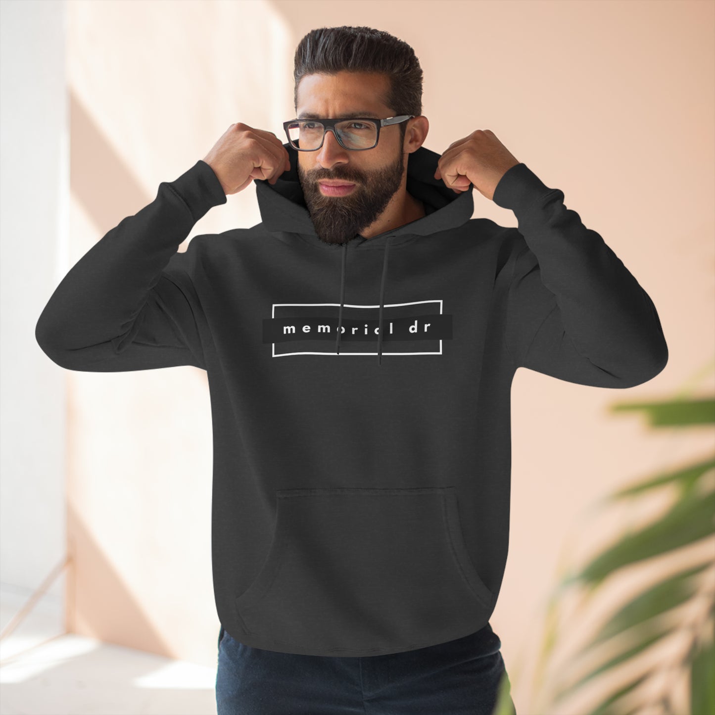 "Memorial Dr" Stamp Unisex Premium Pullover Hoodie