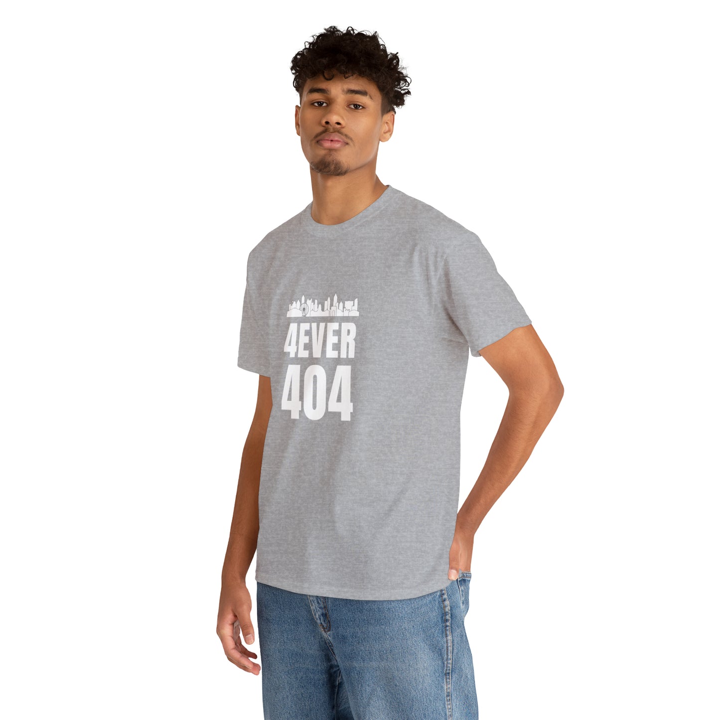 "4ever 404" Unisex Heavy Cotton Tee