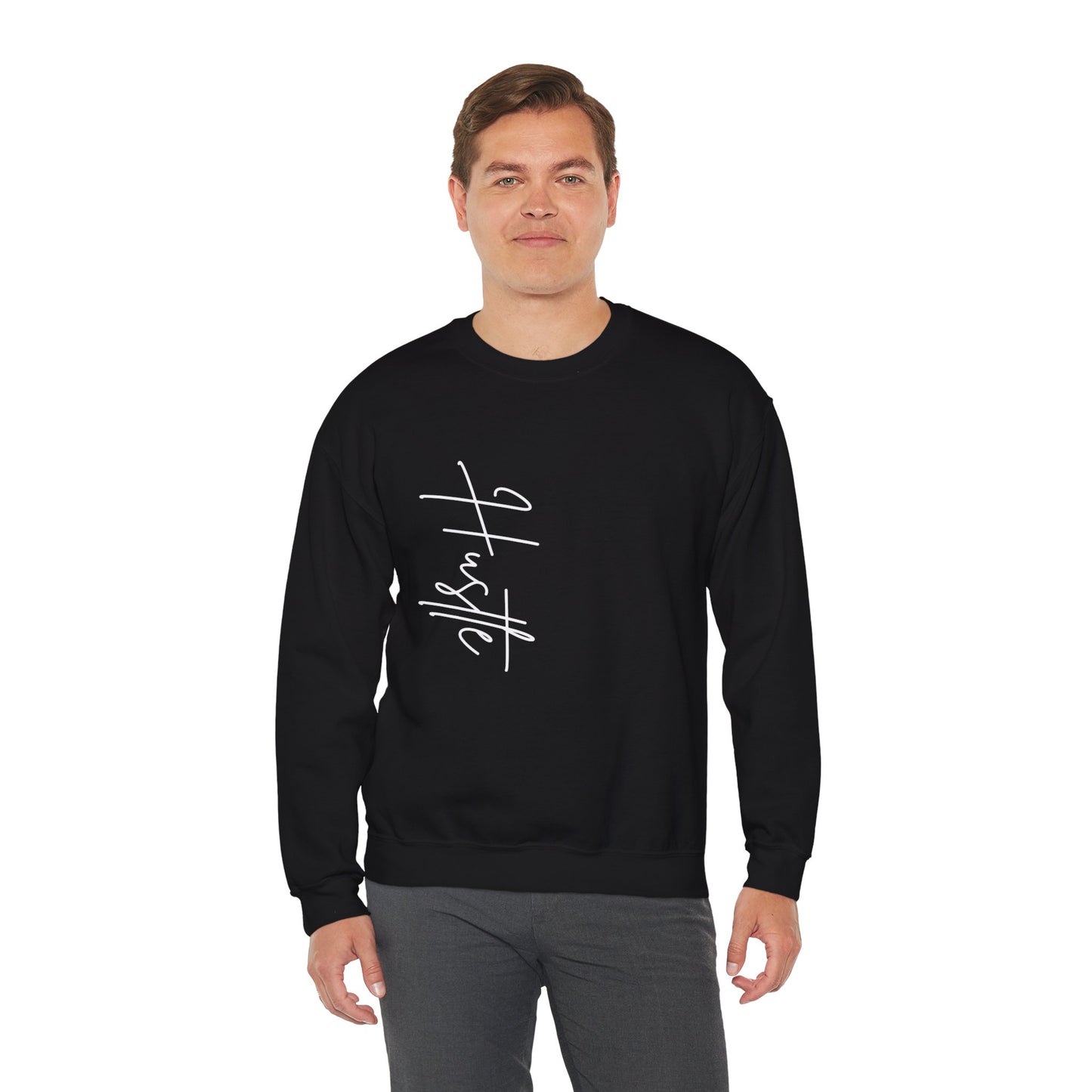 "Hustle" Lightweight Crewneck Sweatshirt