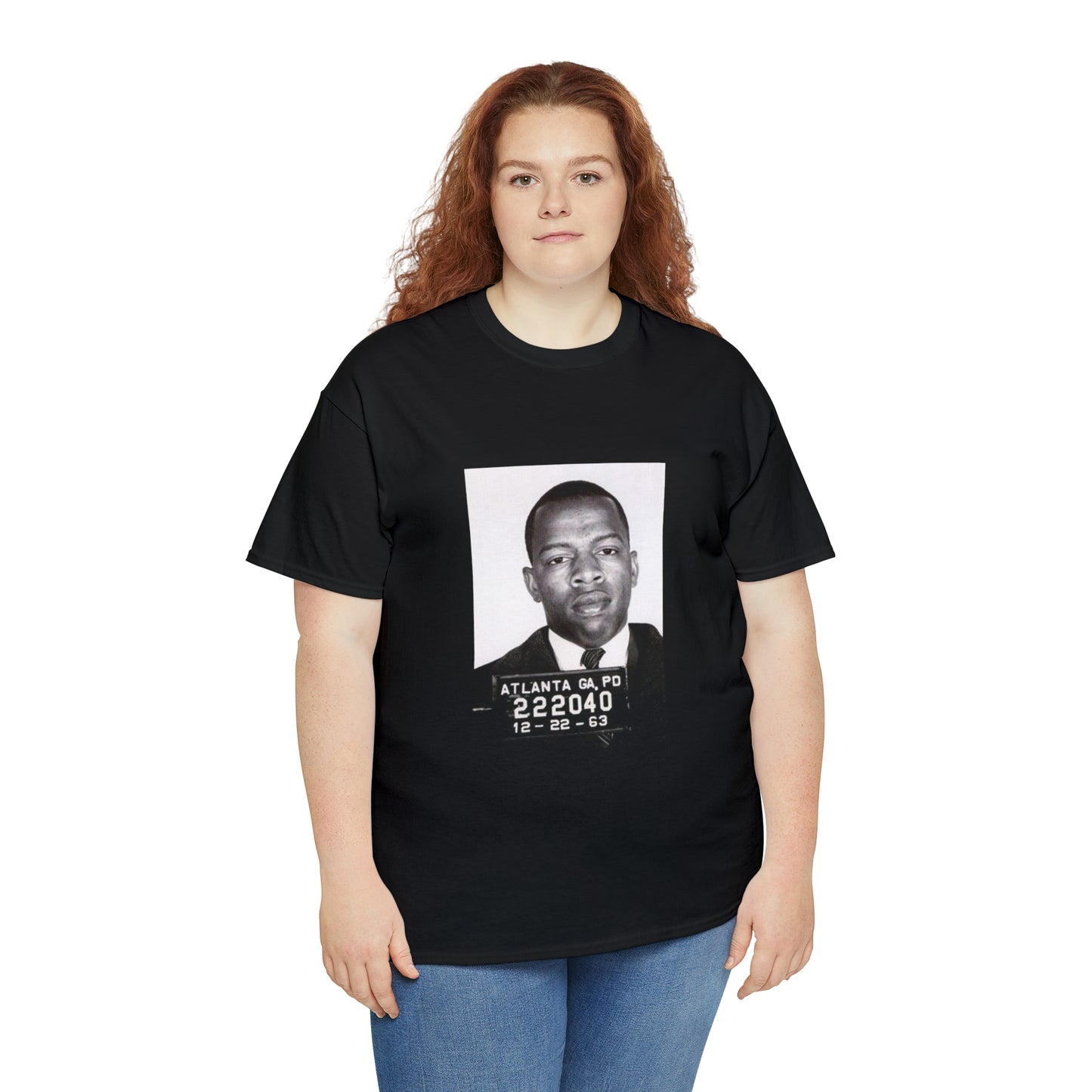 "John Lewis Hero" Unisex Heavy Cotton Tee